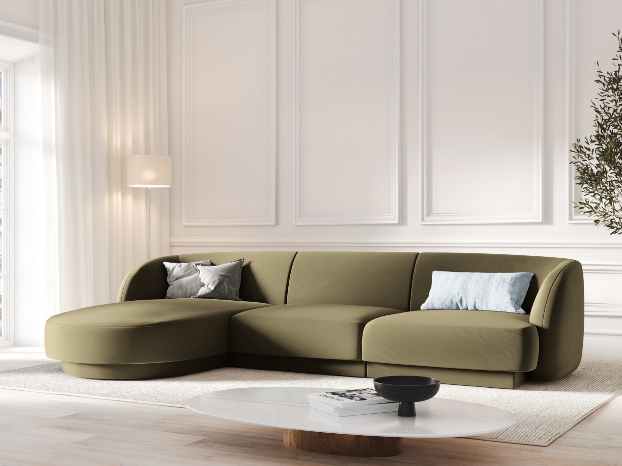 Modulinis minkštas kampas Tivlomi 102 (Bluvel 77)