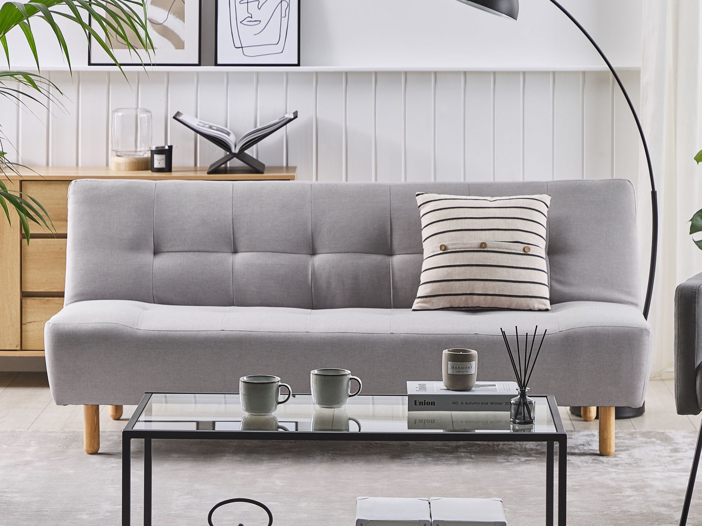 Sofa lova Berwyn 1550 (Pilka)