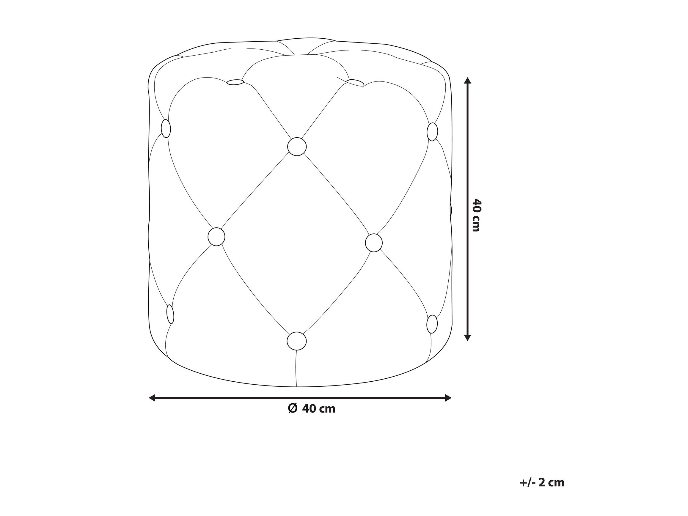 Pufas Berwyn 1598 (Šviesi pilka)
