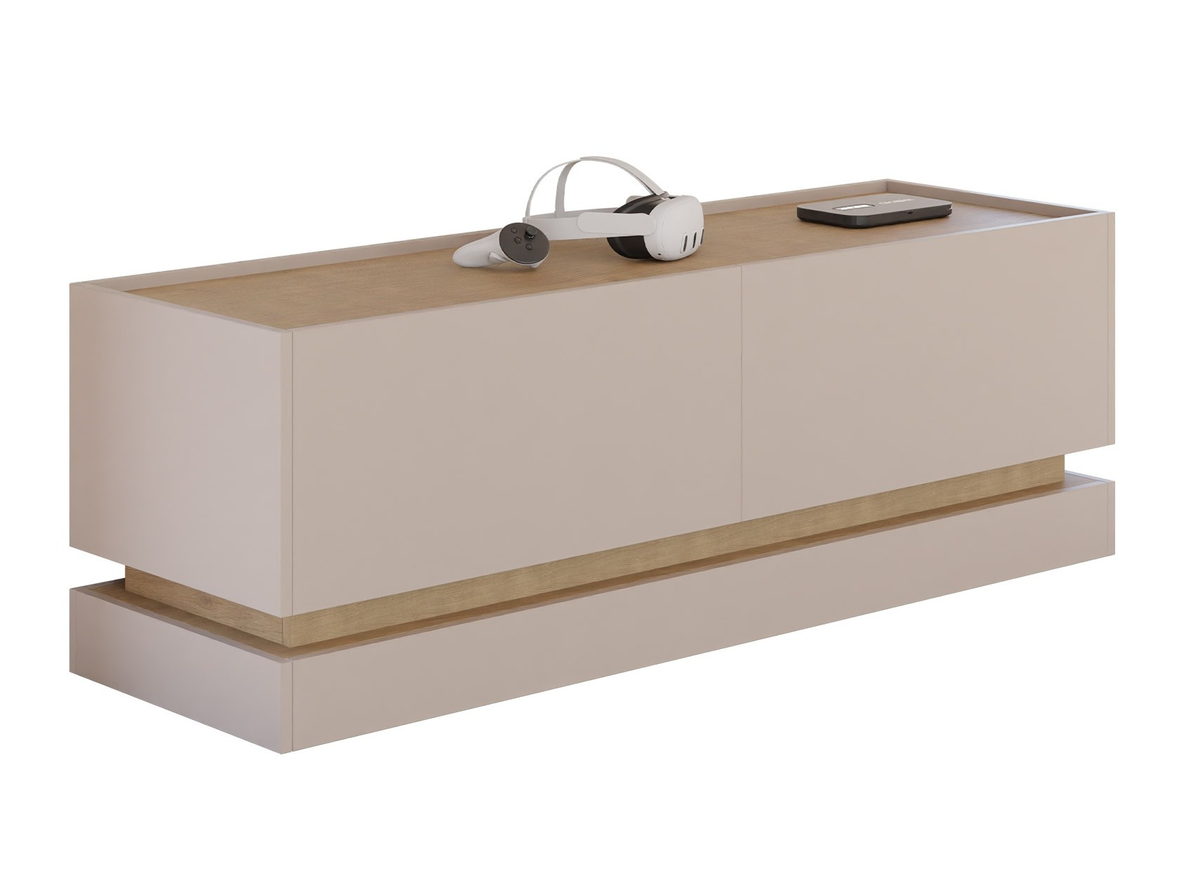 TV staliukas Comfivo Dalvenu 105 (Šviesi ruda + Ąžuolas)