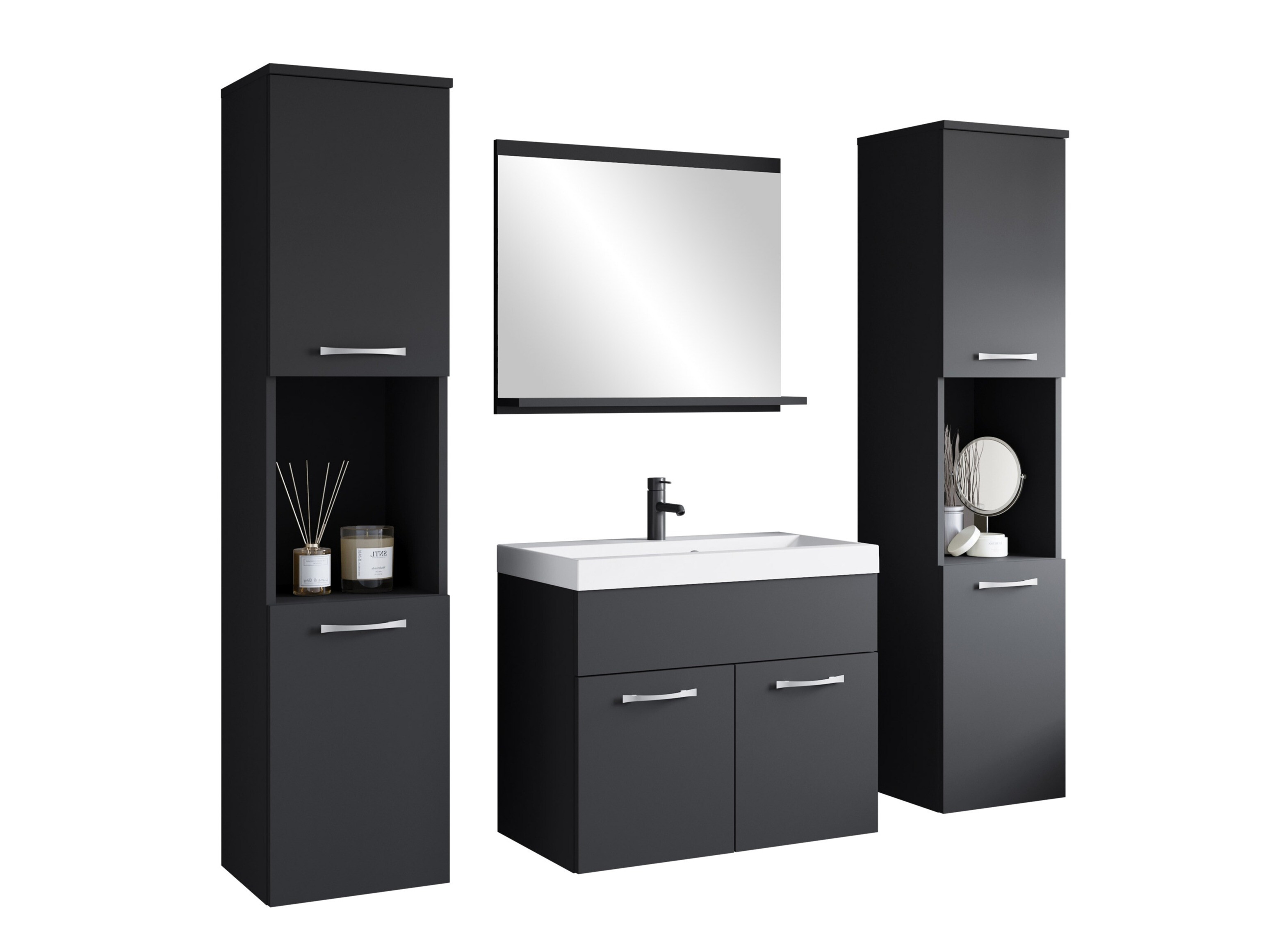 Vonios komplektas Sarasota 123 (Grafitas)