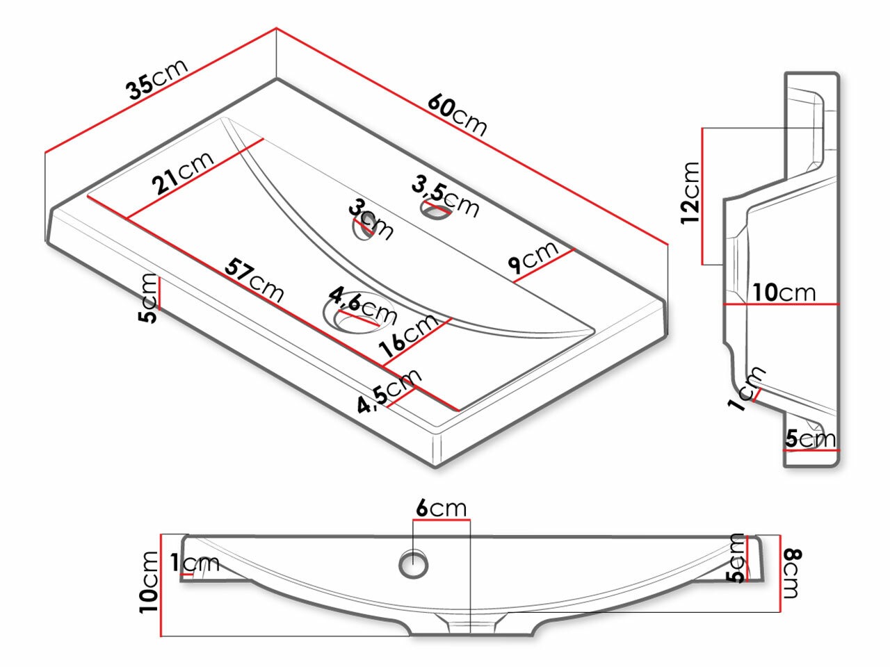 Vonios komplektas Sarasota 123 (Kašmyras)