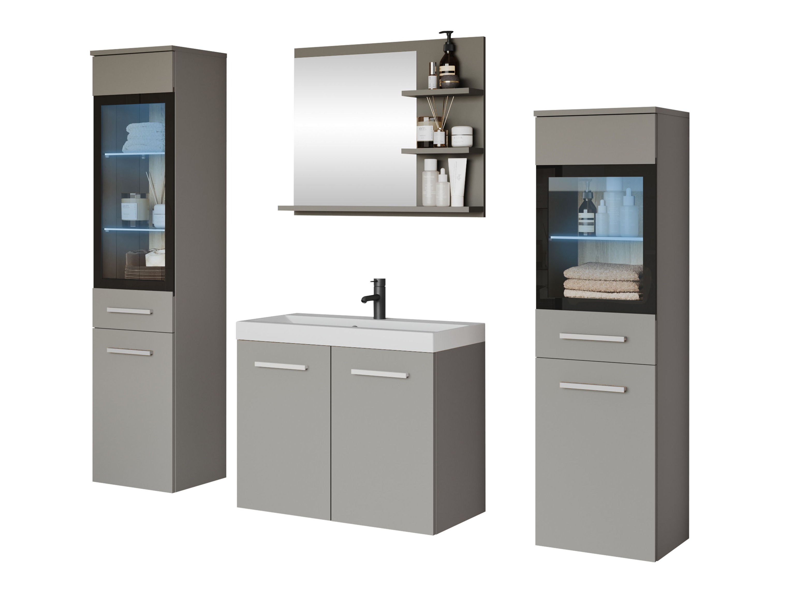 Vonios komplektas Sarasota 141 (Pilka)