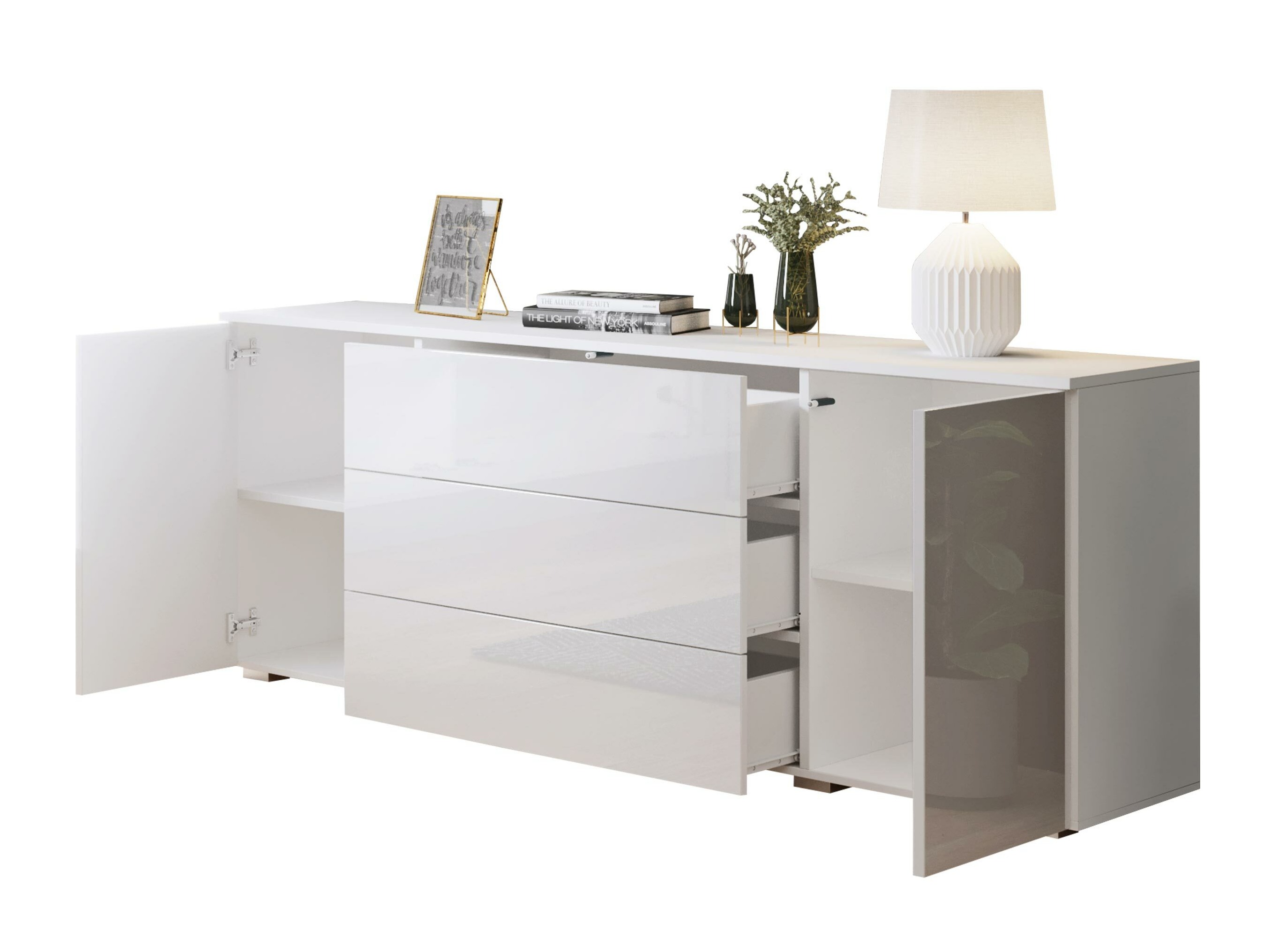 Komoda Sarasota 129 (Matera pilka + Kaštonas)