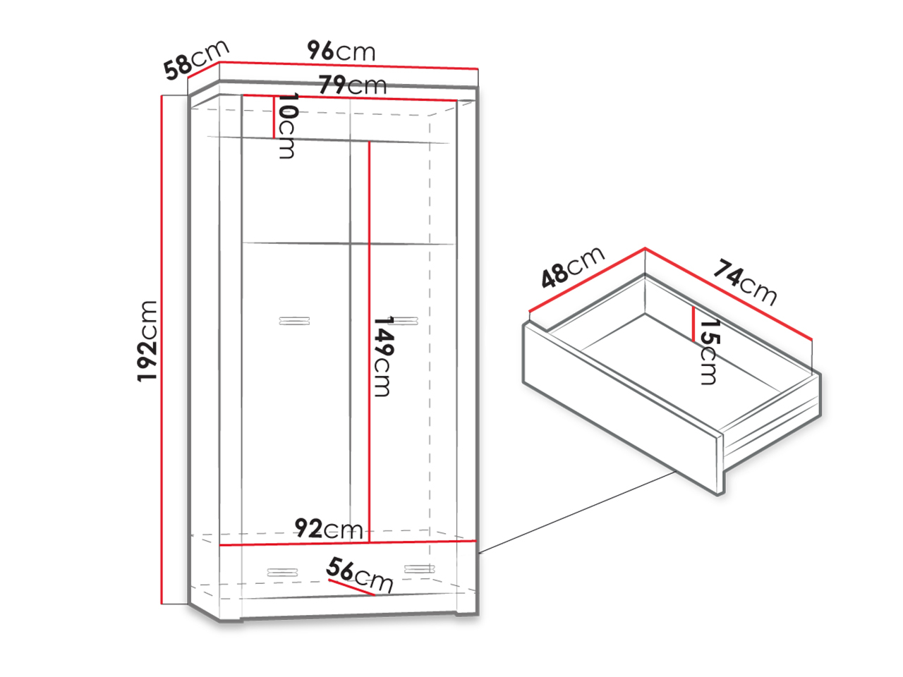 Spinta Serfeno 100 (Tamsus uosis)