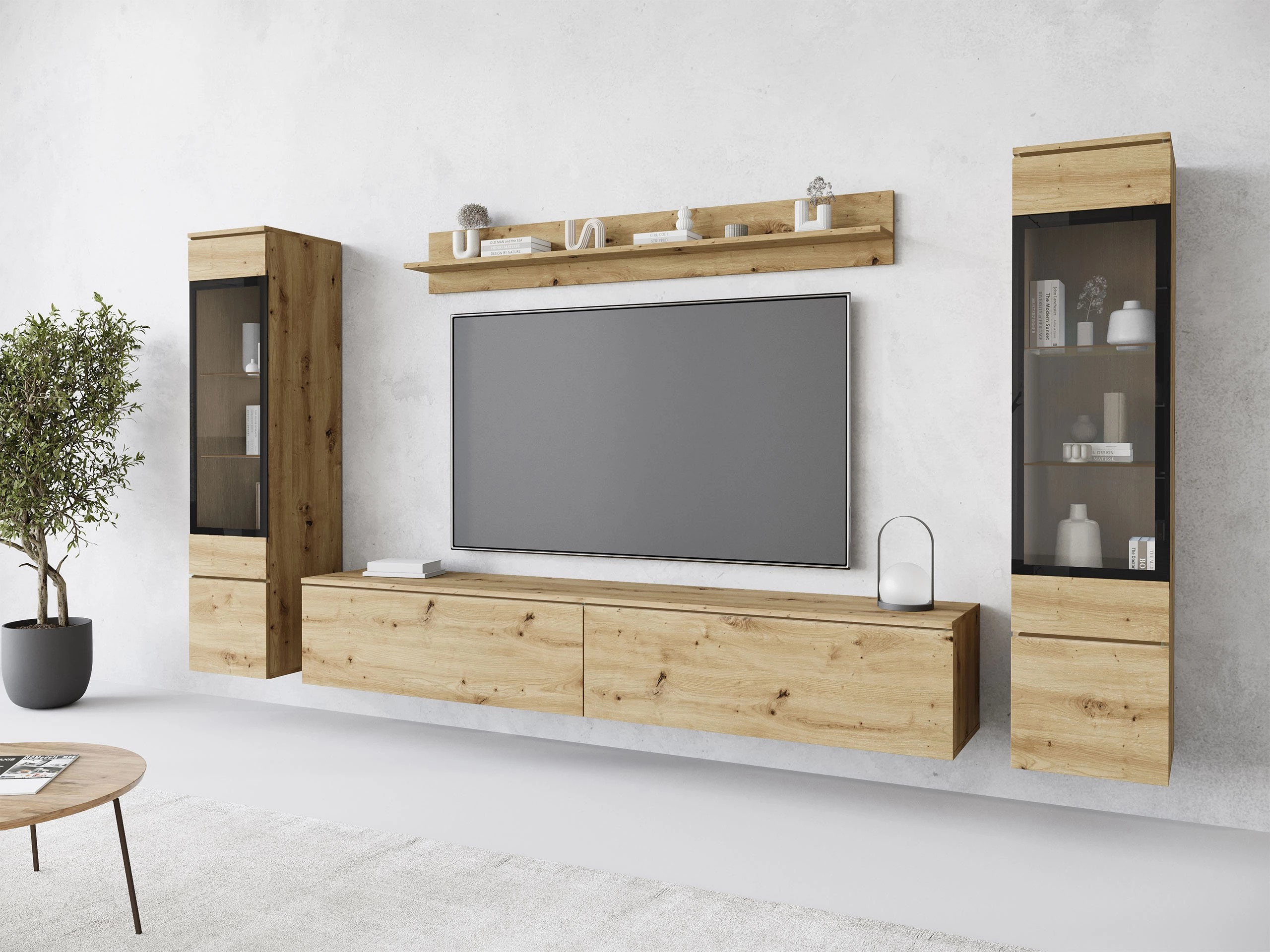 Svetainės komplektas Mirfivo 101 (Artisan ąžuolas)