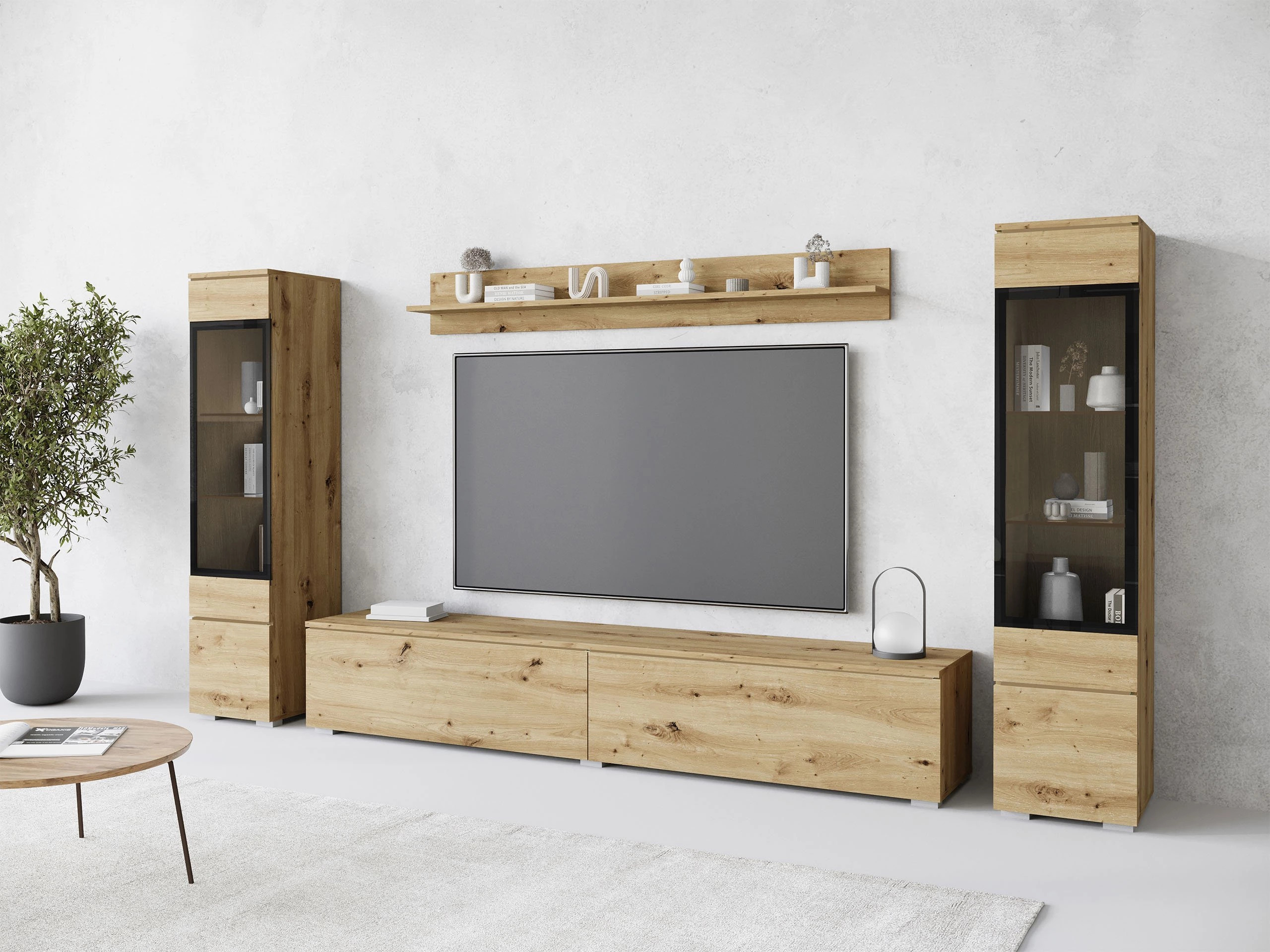 Svetainės komplektas Mirfivo 101 (Artisan ąžuolas)