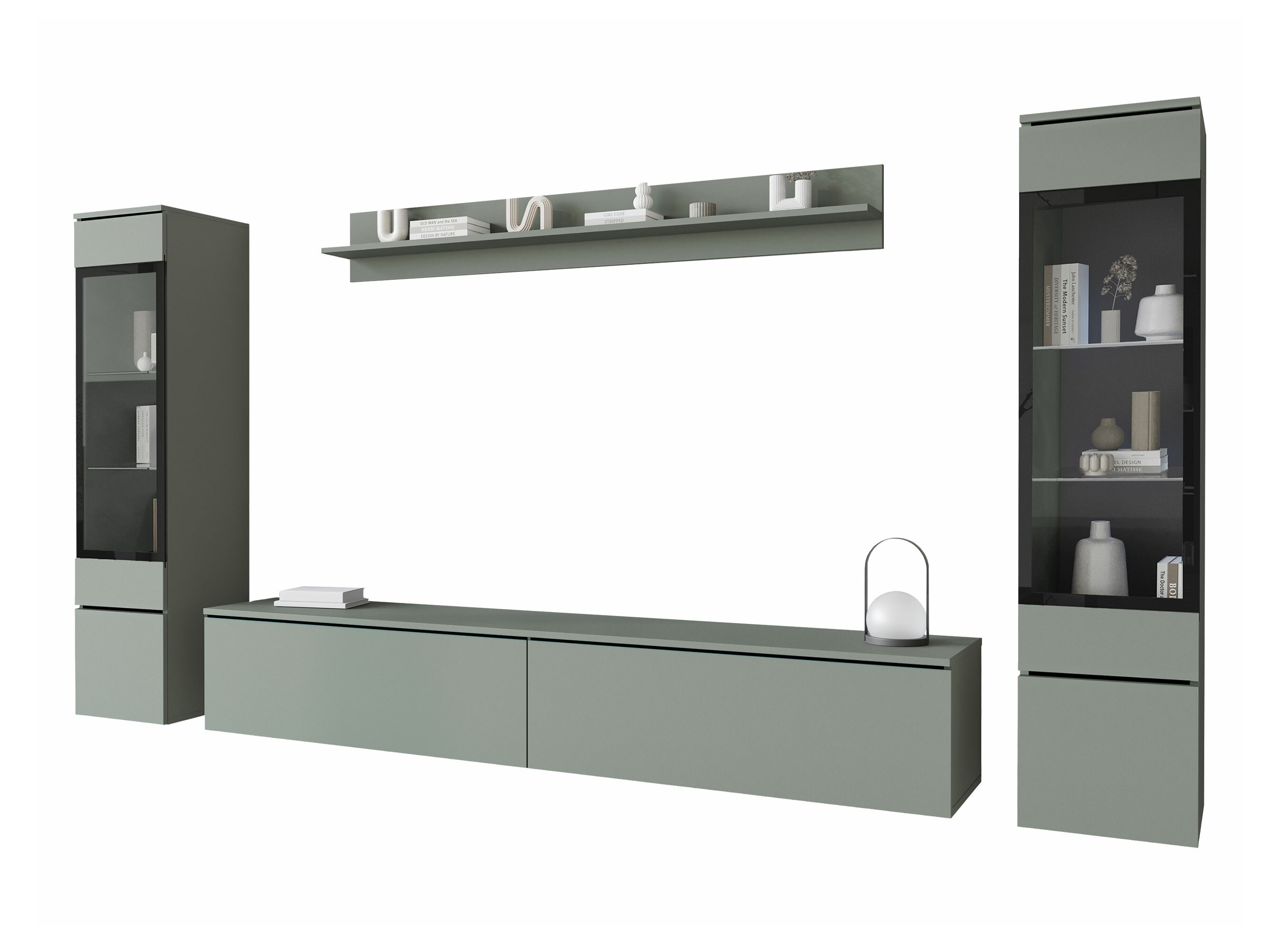 Svetainės komplektas Sarasota 126 (Dusty žalia)