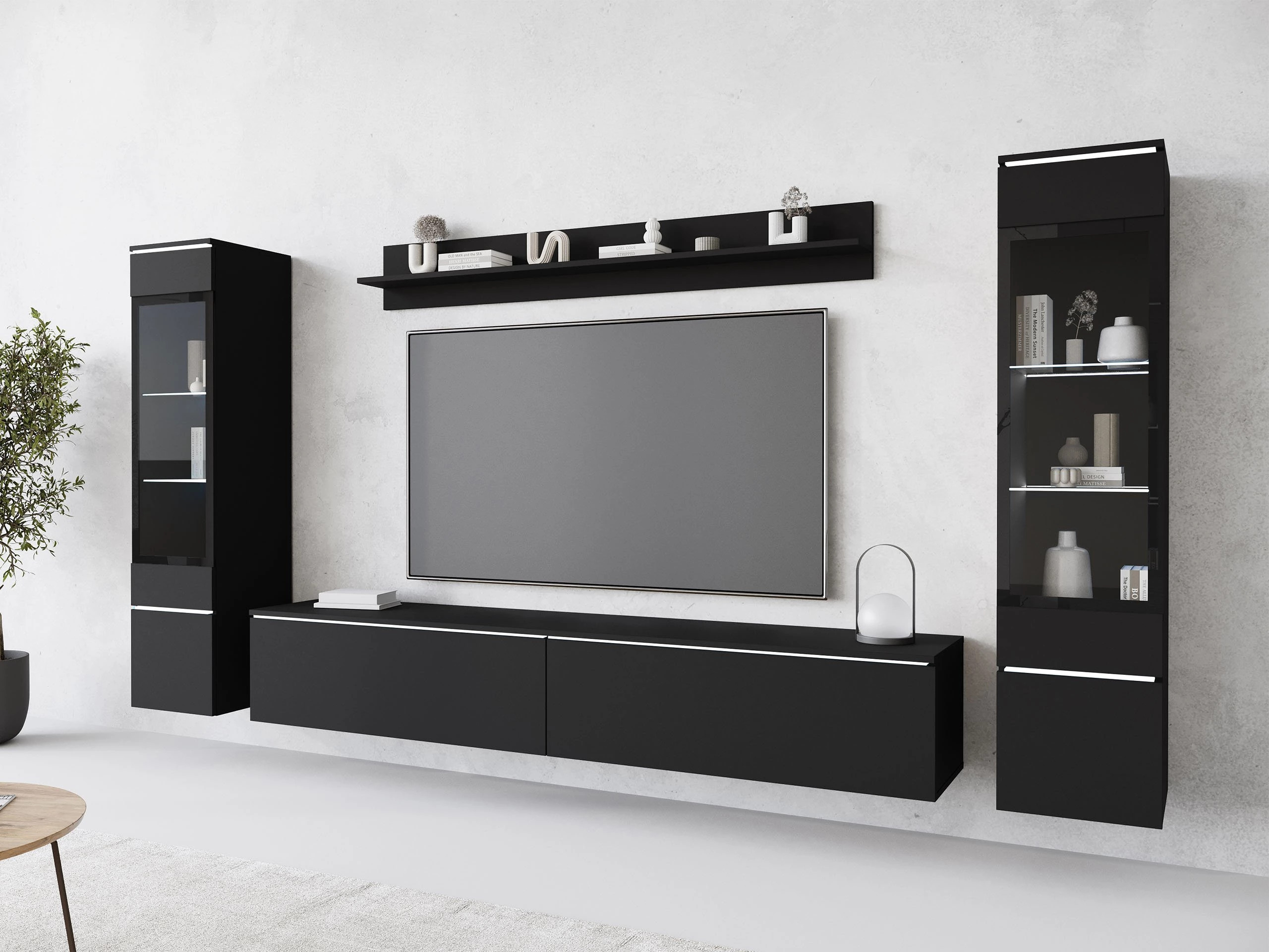 Svetainės komplektas Sarasota 126 (Grafitas)