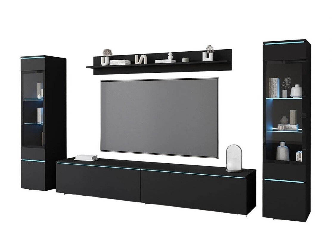 Svetainės komplektas Sarasota 126 (Grafitas)