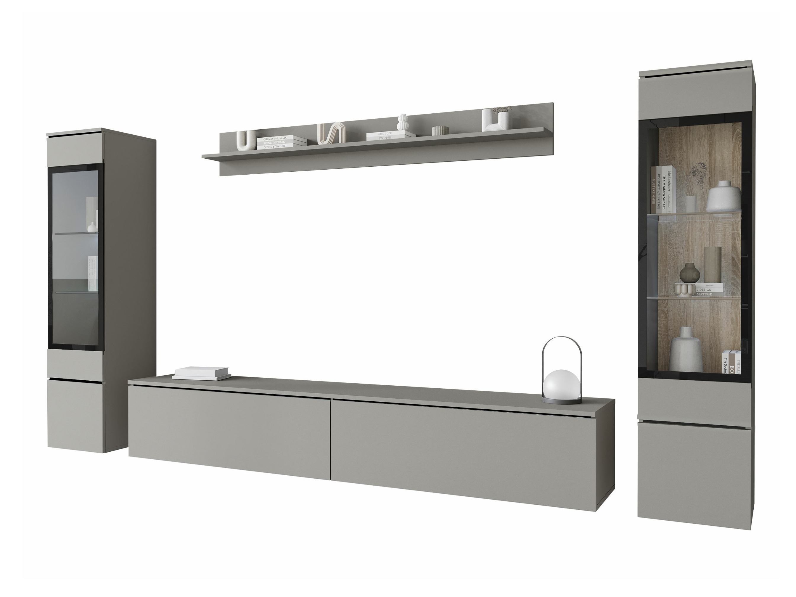 Svetainės komplektas Sarasota 126 (Pilka)