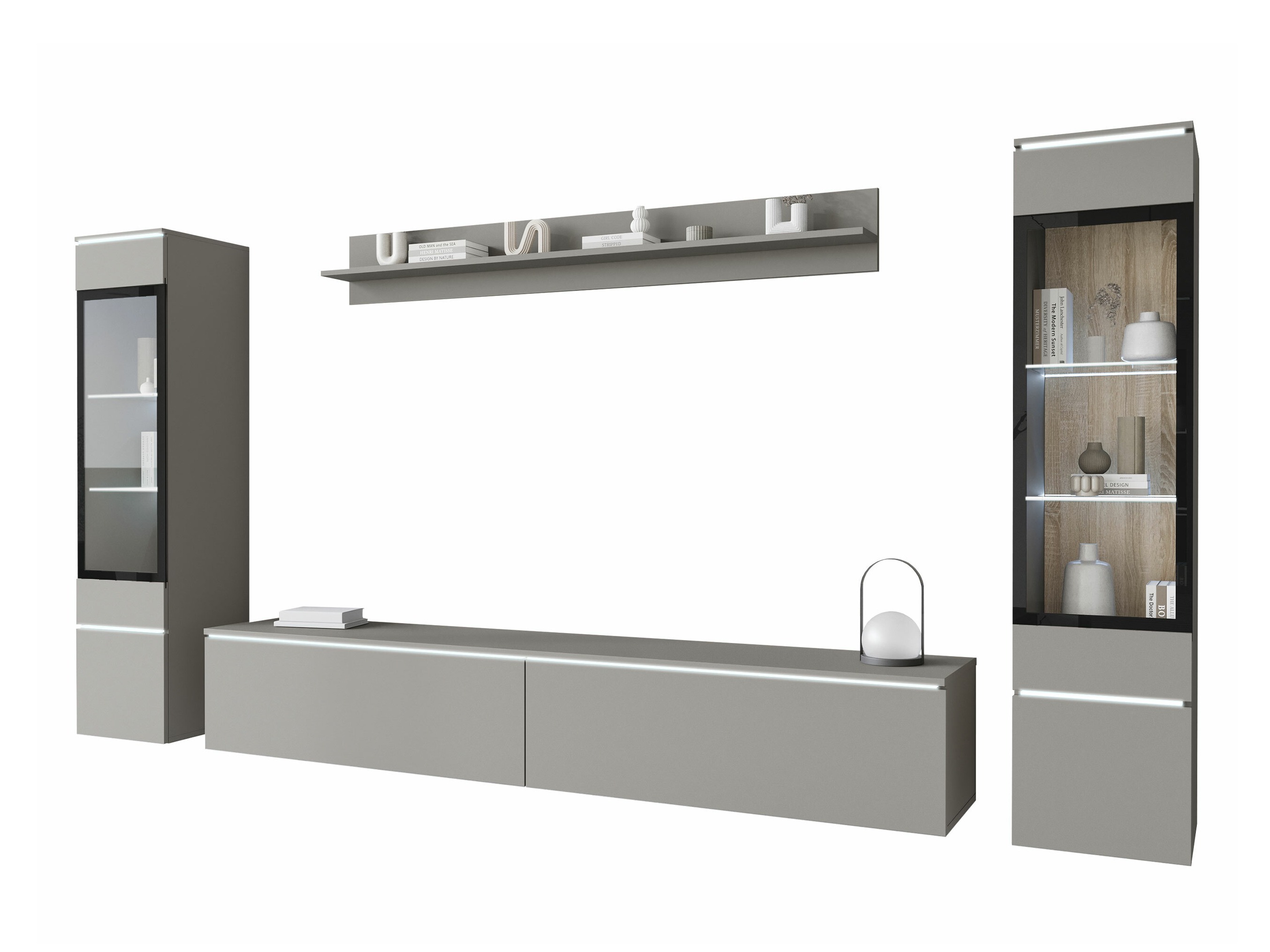 Svetainės komplektas Sarasota 126 (Pilka)