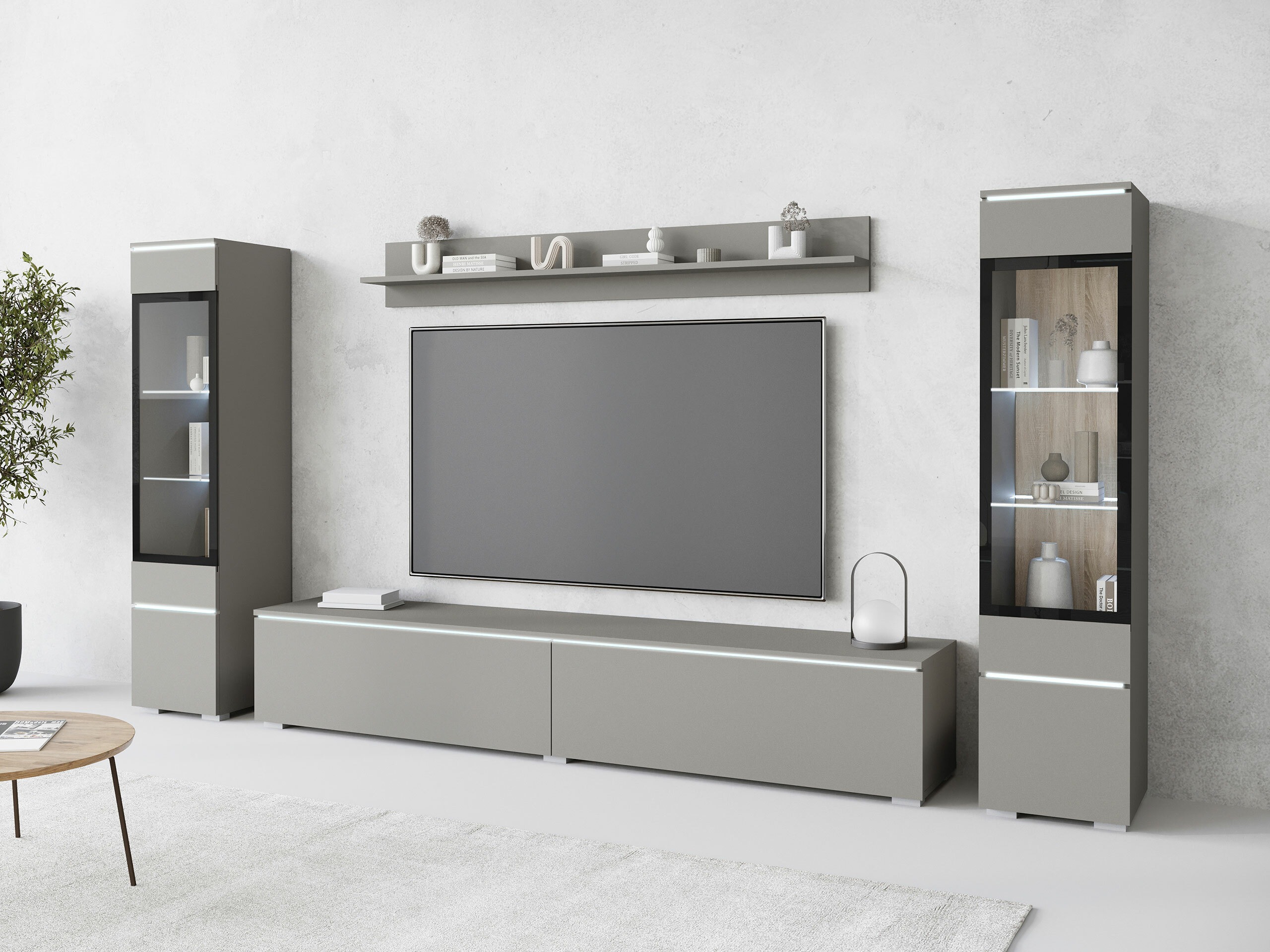 Svetainės komplektas Sarasota 126 (Pilka)