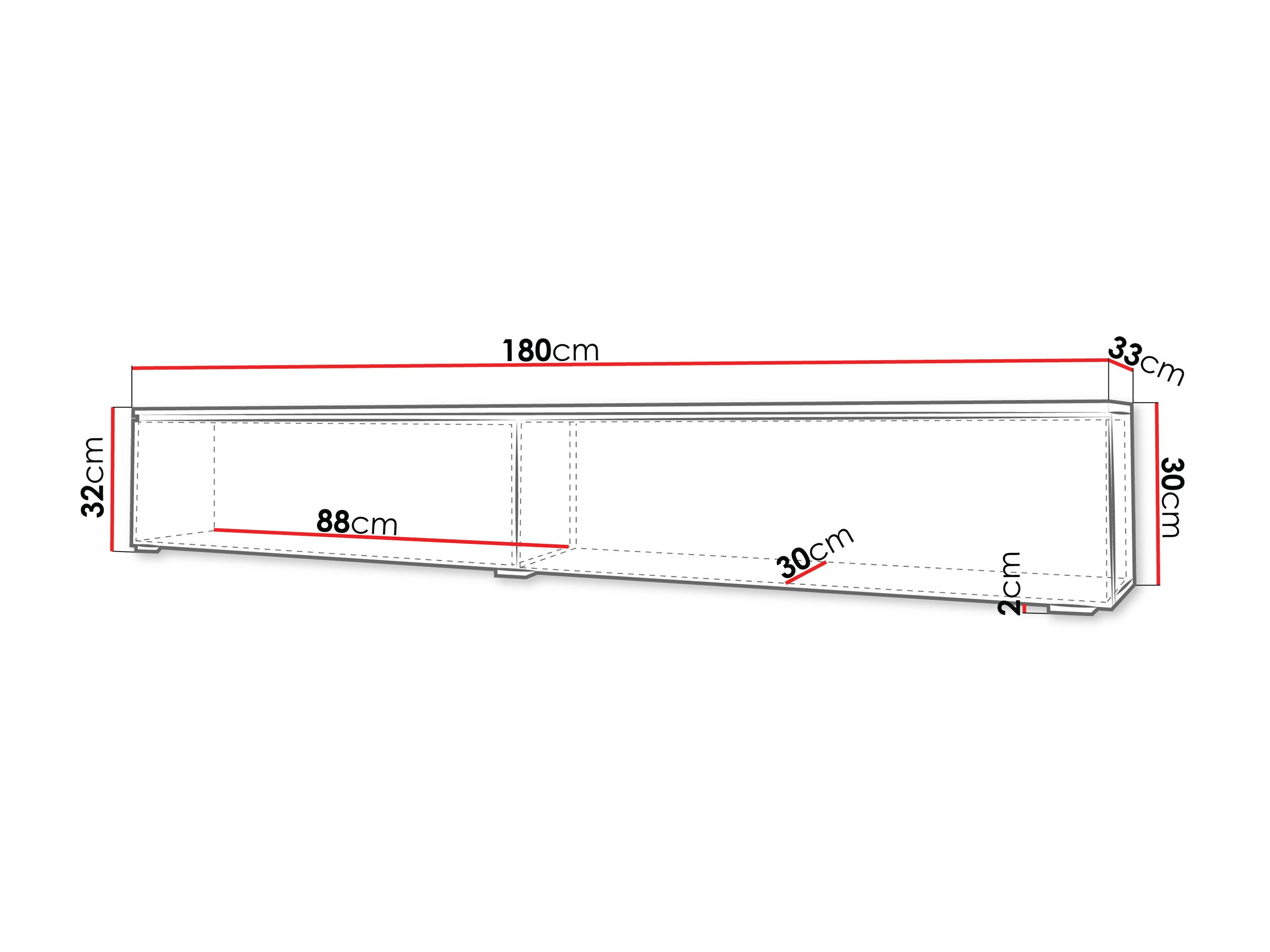 TV staliukas Sarasota 121 (Kašmyras)