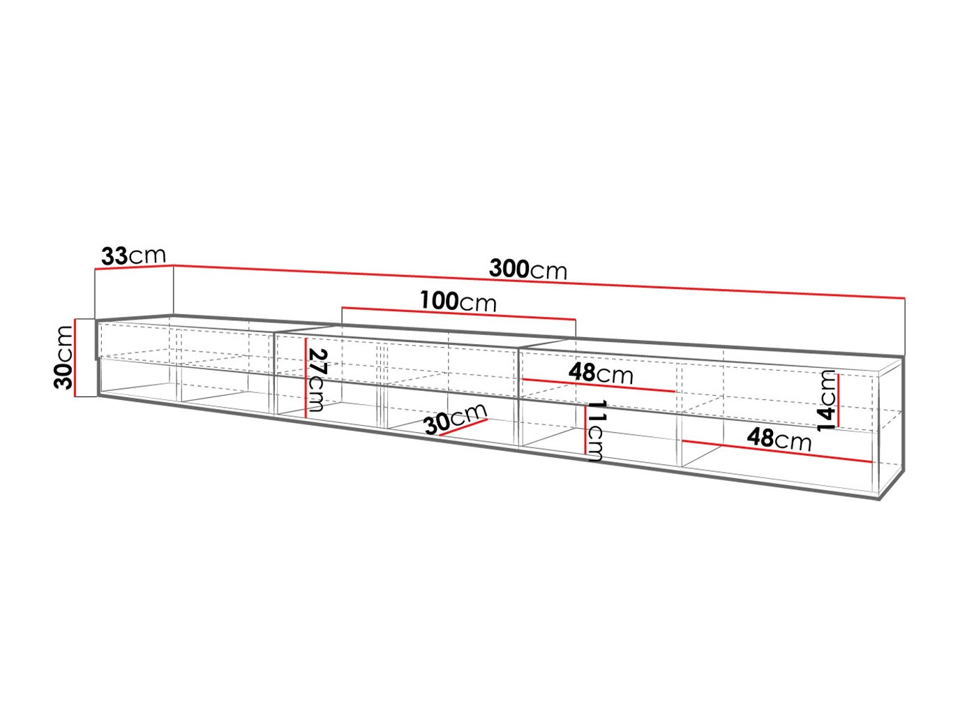 TV staliukas Sarasota 144 (Kašmyras)