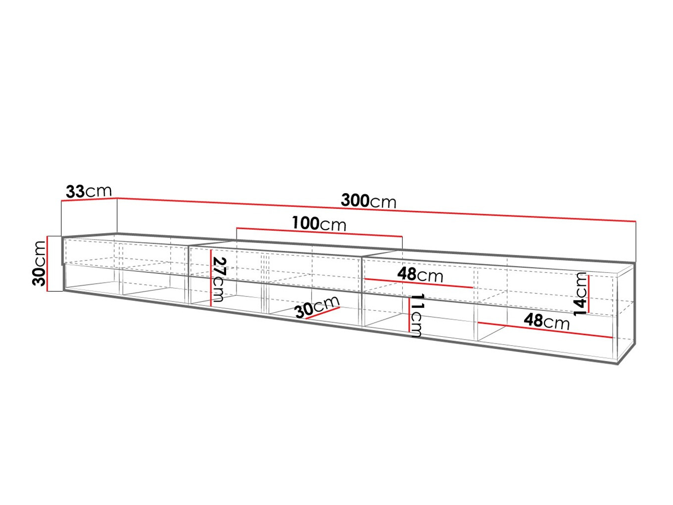 TV staliukas Sarasota 144 (Kašmyras)