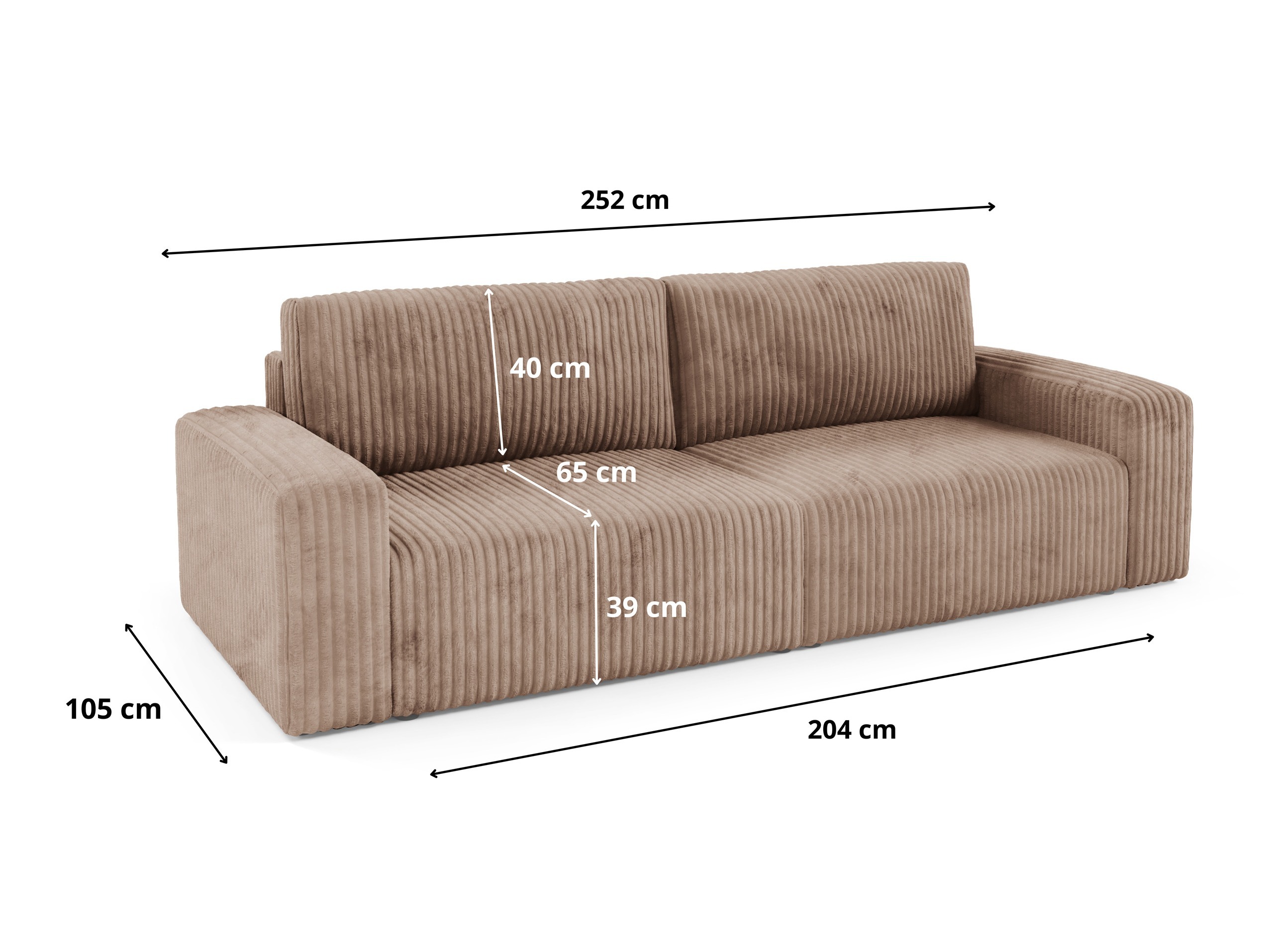 Sofa lova Franklin 153 (Tilia 39)