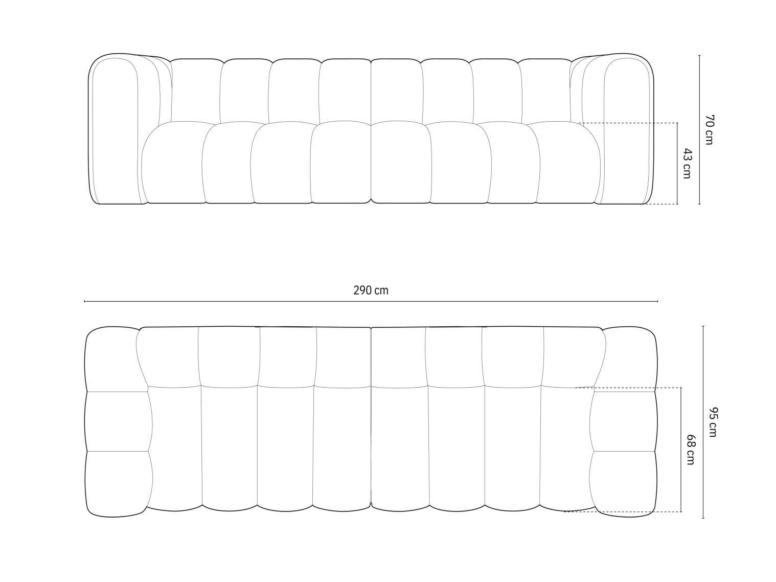Modulinė sofa Cirleve 100 (Baloo 2085)