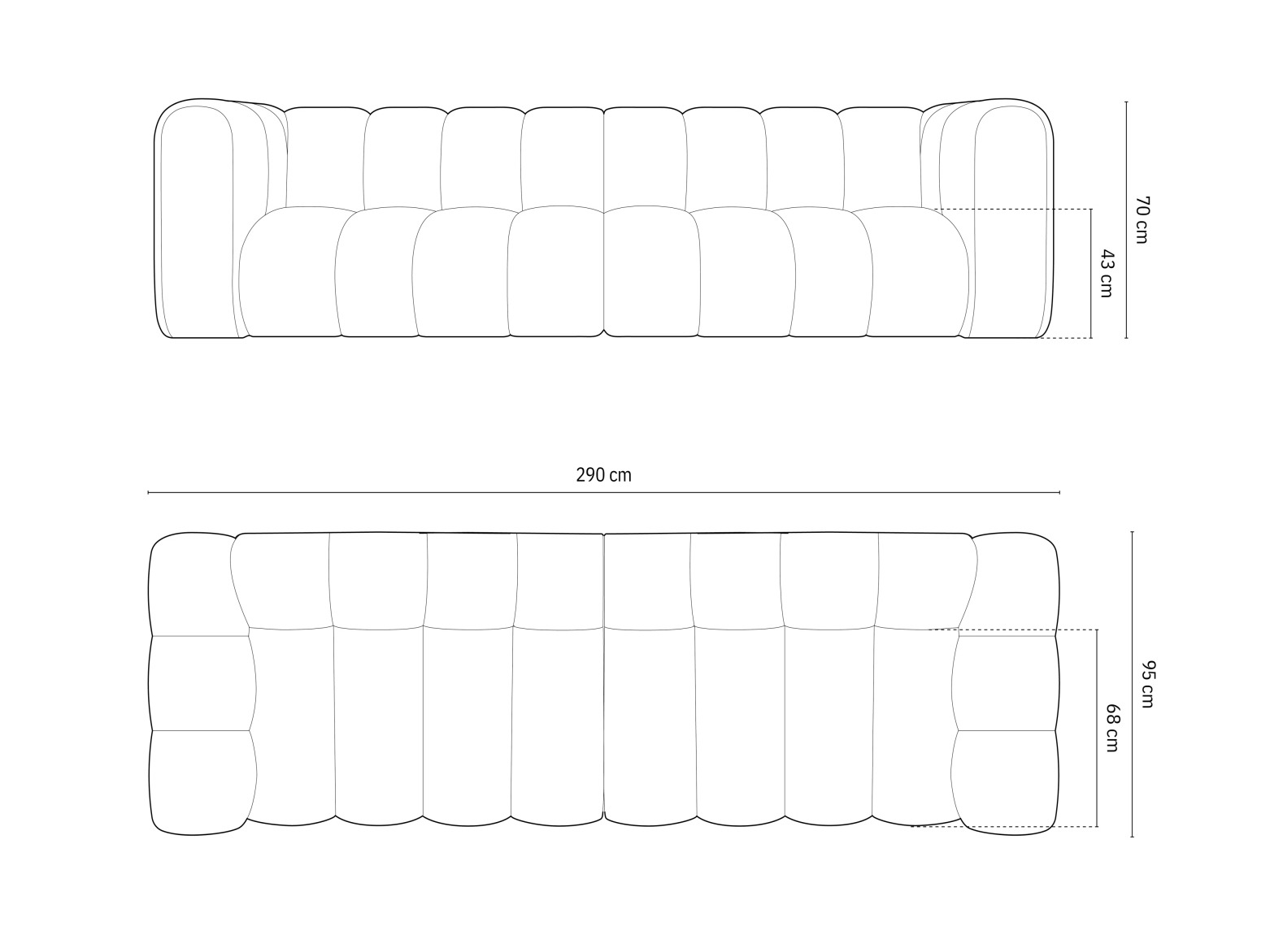 Modulinė sofa Cirleve 100 (Baloo 2088)