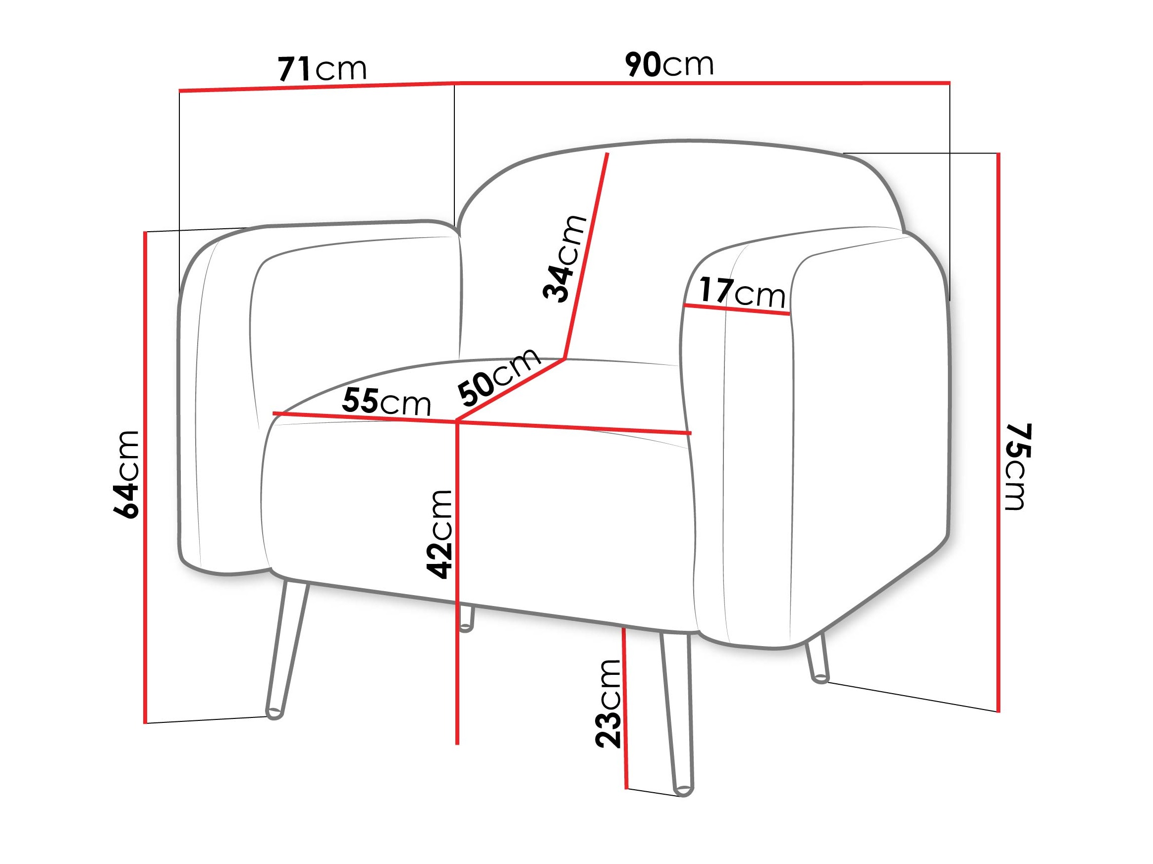 Fotelis Comfivo Beatitudo I (Uttario Velvet 2978)