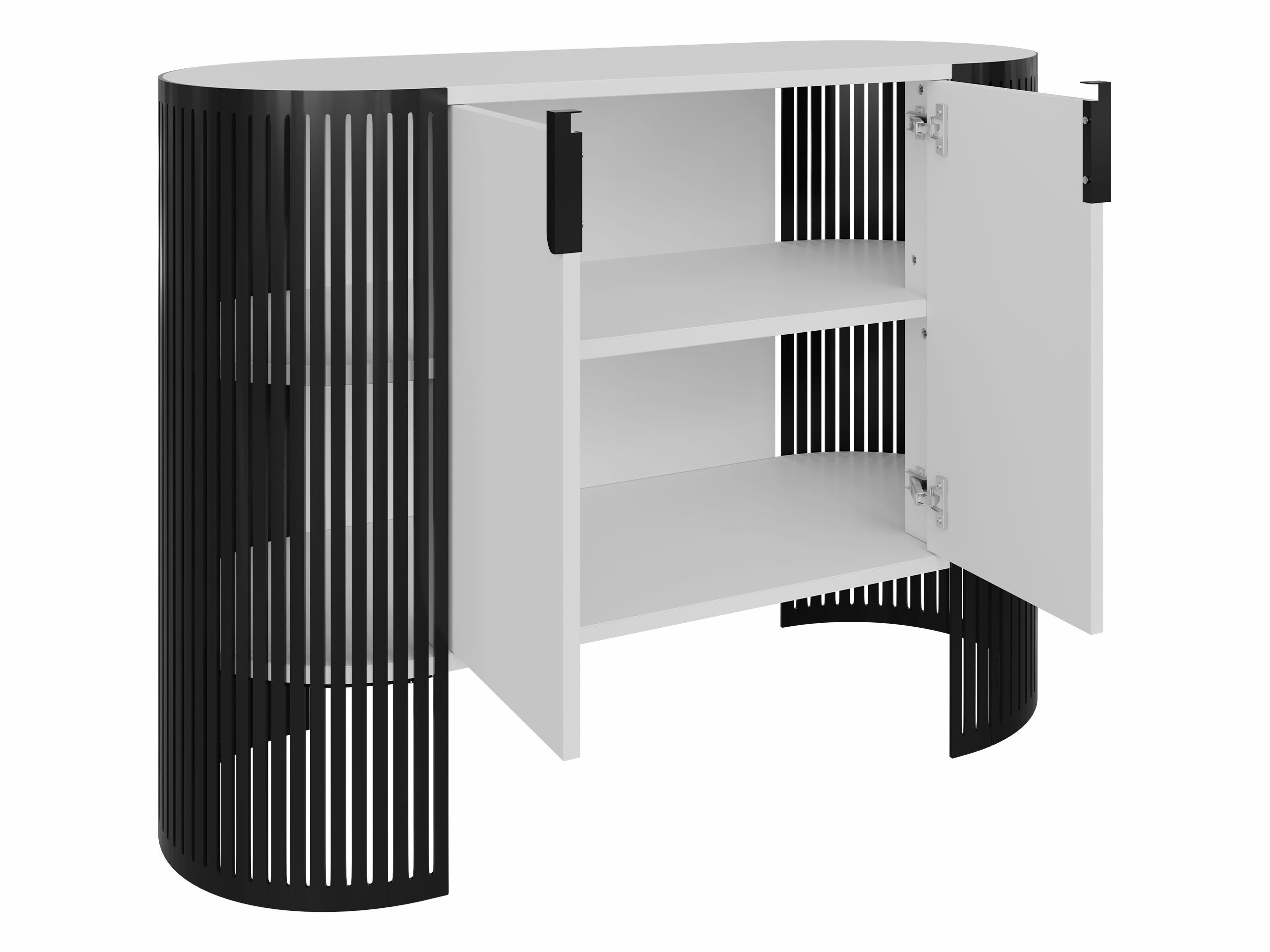 Spintelė Oswego 140 (Juoda + Craft auksinis ąžuolas)