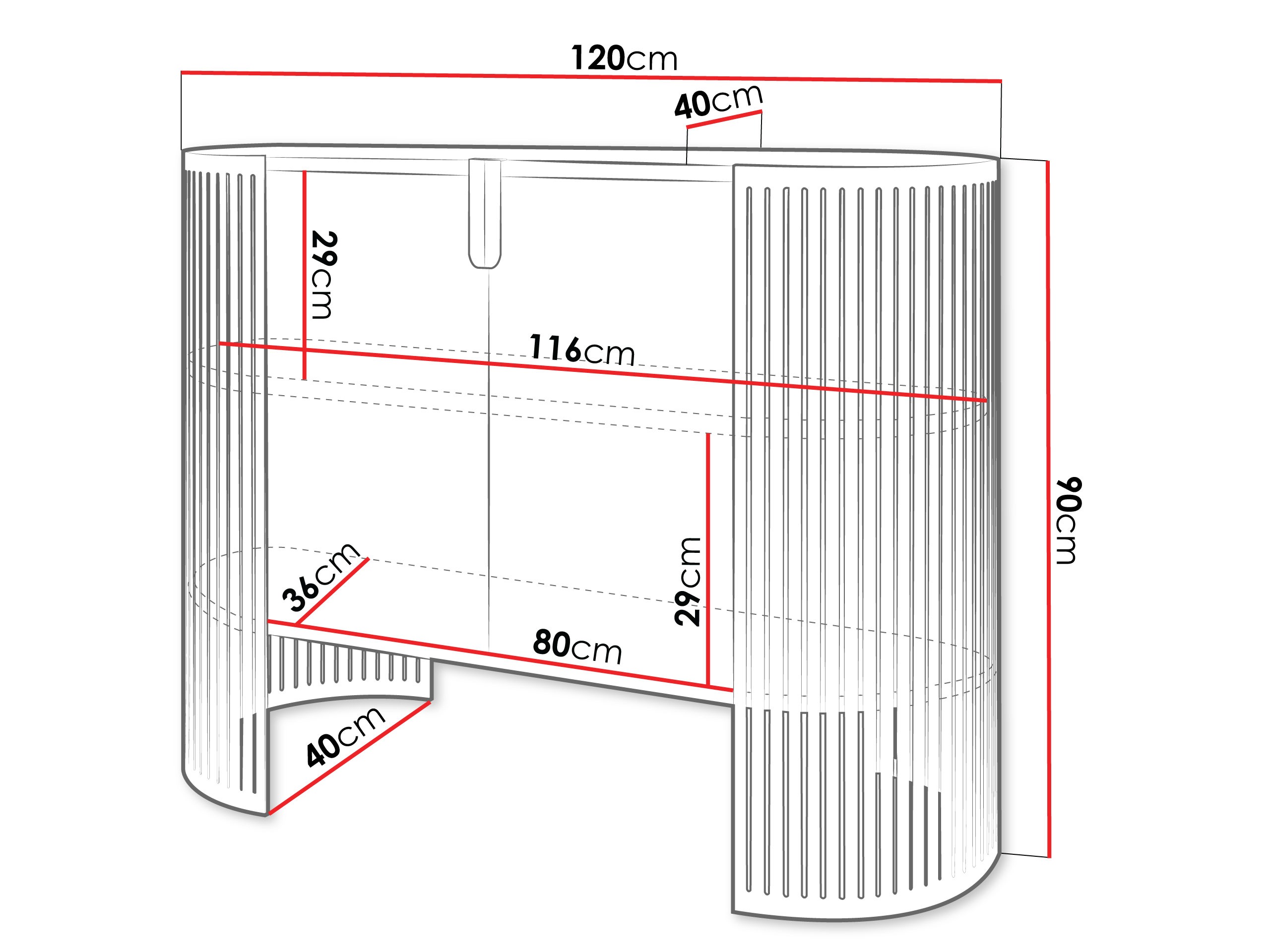 Spintelė Oswego 140 (Juoda + Craft auksinis ąžuolas)