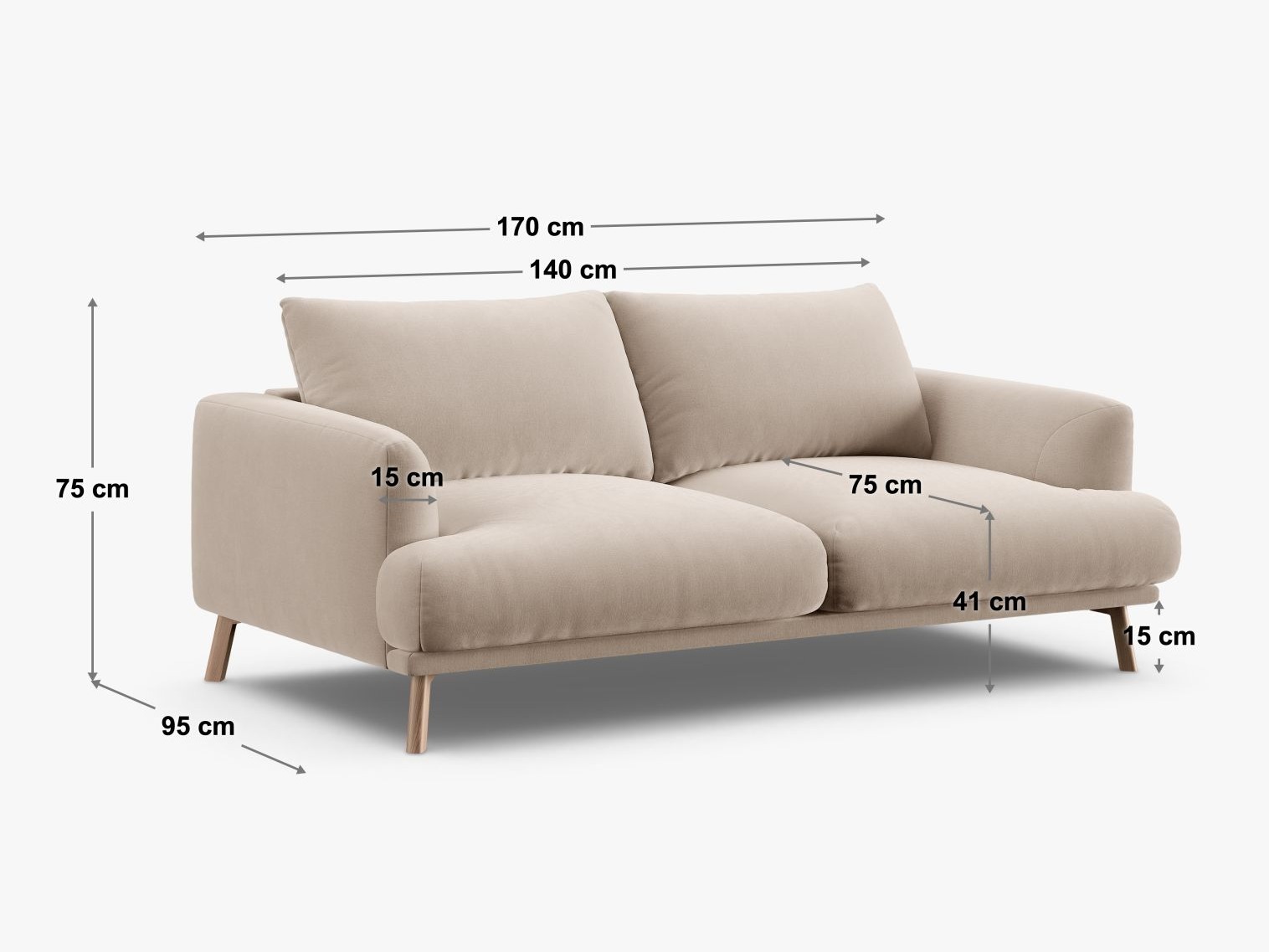 Sofa Nolavia 100 (Liberty 05)