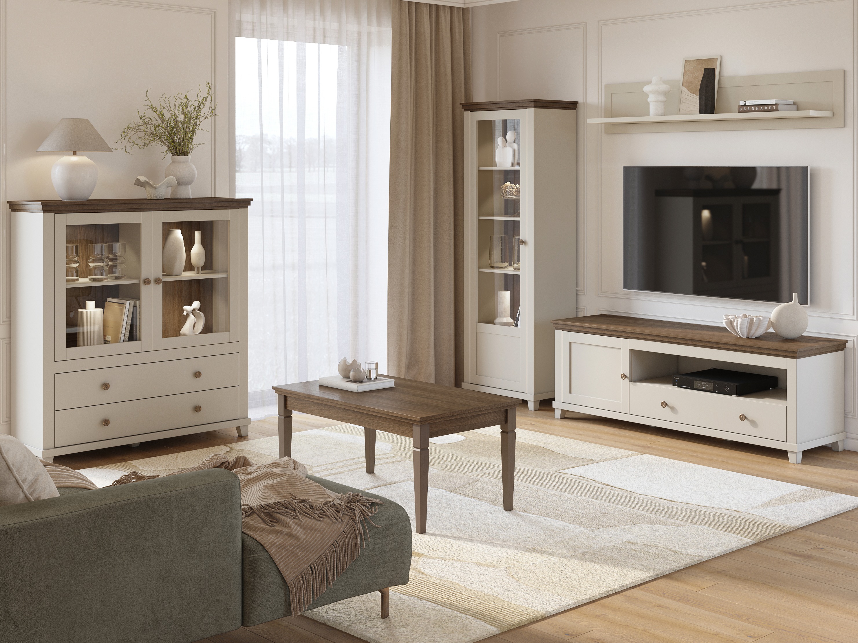 Pakabinama lentyna Tolnue 100 (Šviesi smėlinė)