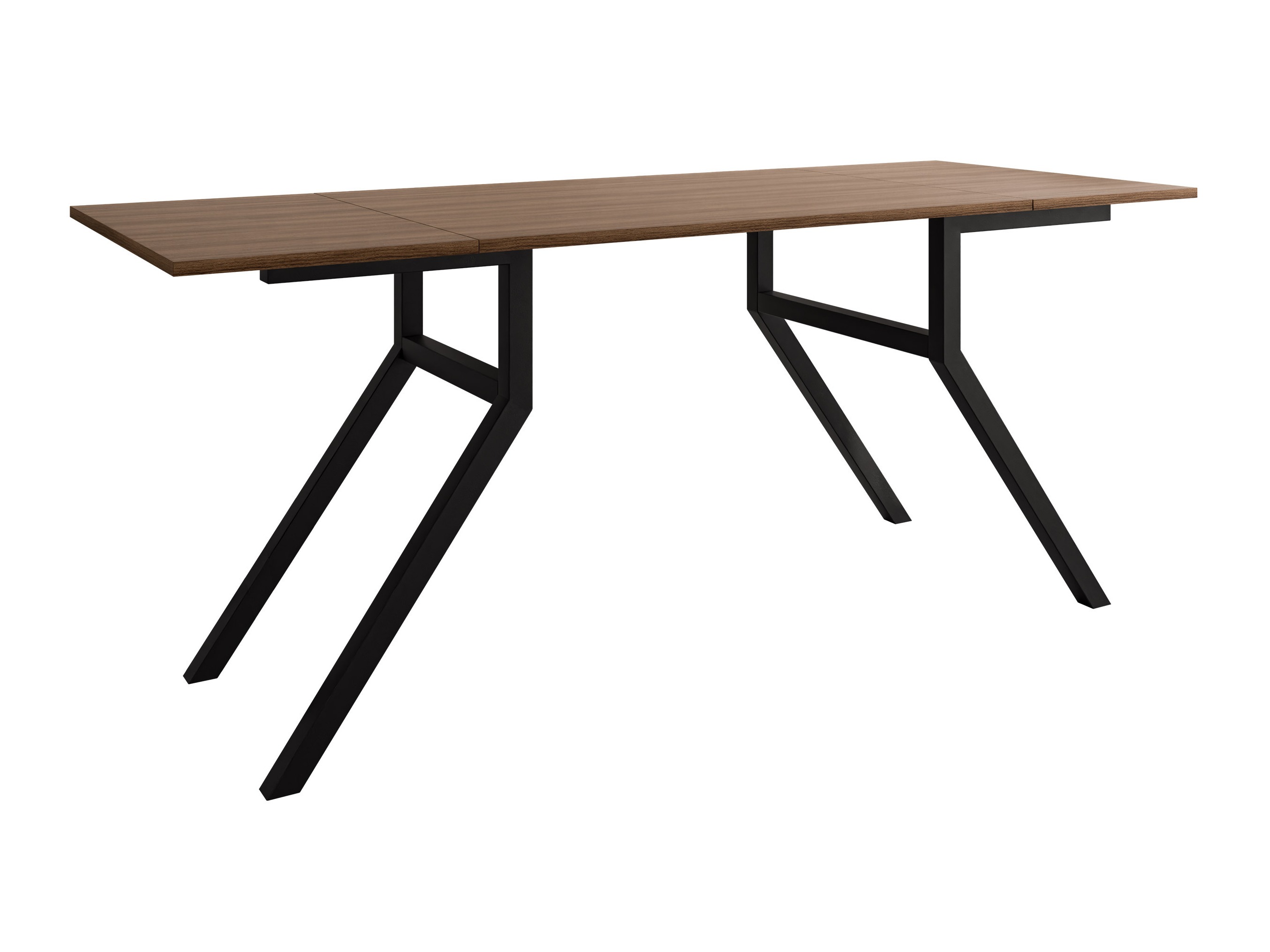 Žurnalinis staliukas transformeris Oswego 151 (Graikinis riešutas + Juoda)