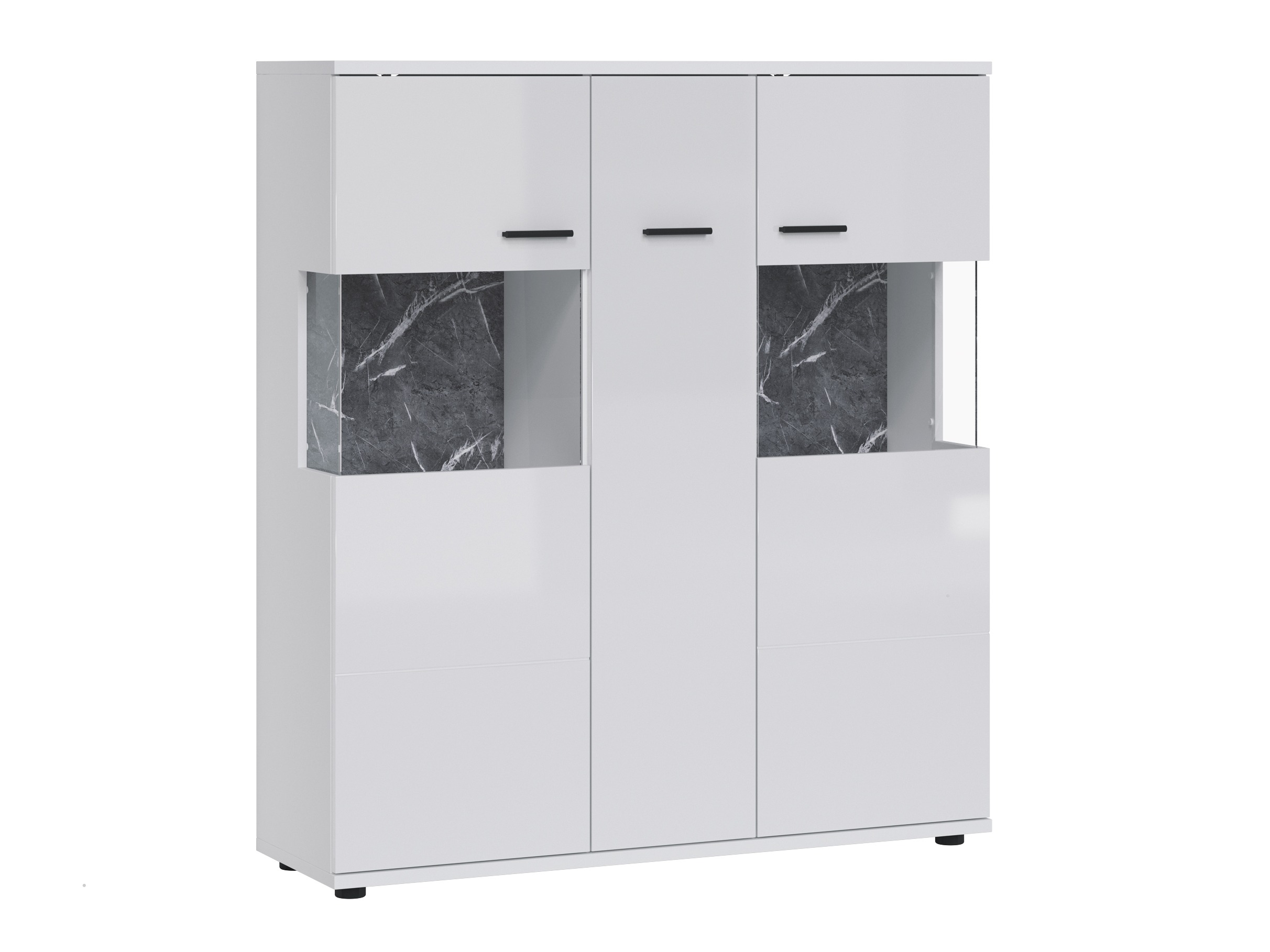 Lentyna Ontario 169 (Blizgi balta + Balta)