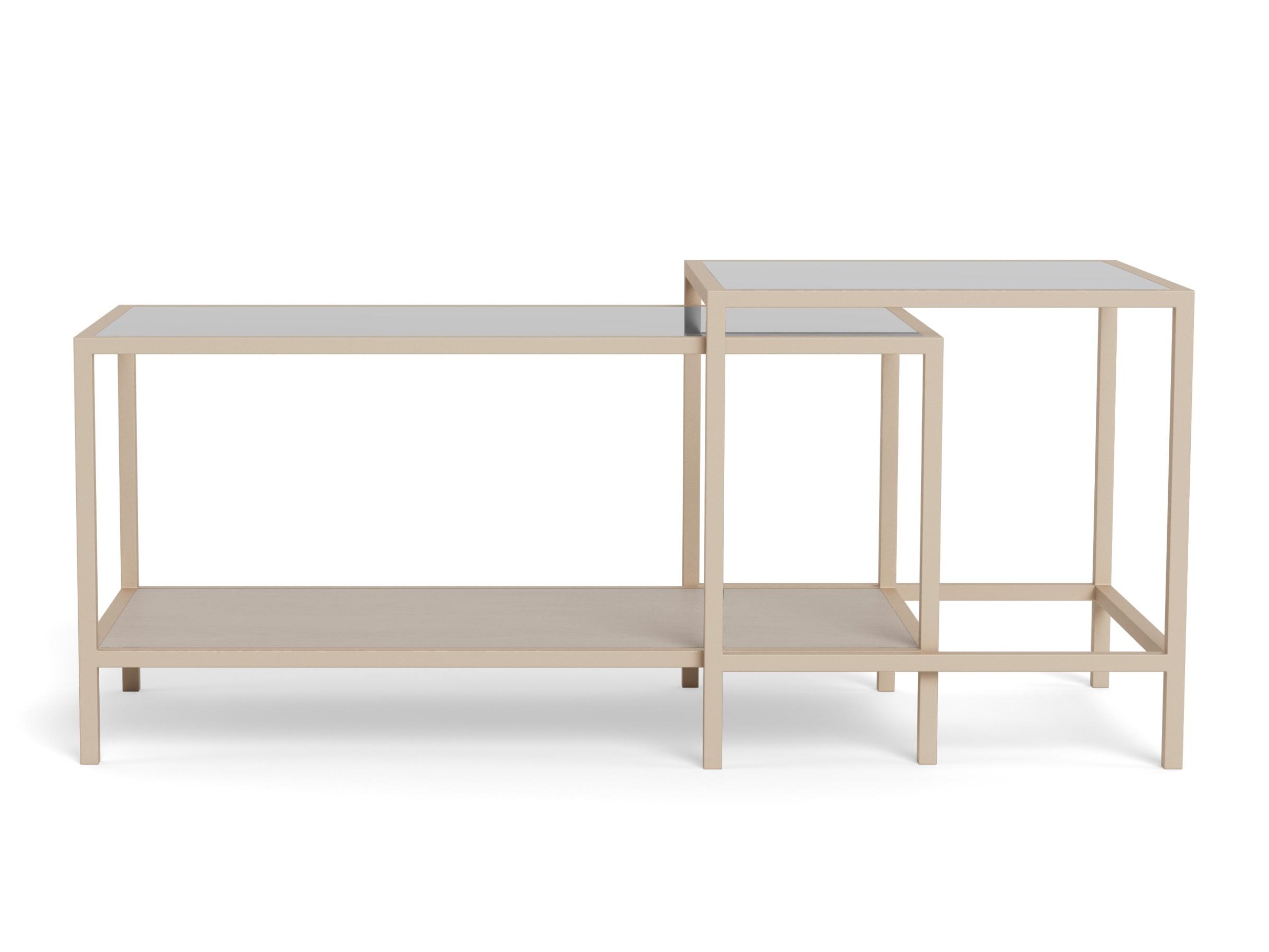 Žurnalinių staliukų komplektas Norsica Sevferi 189 (Pilka)