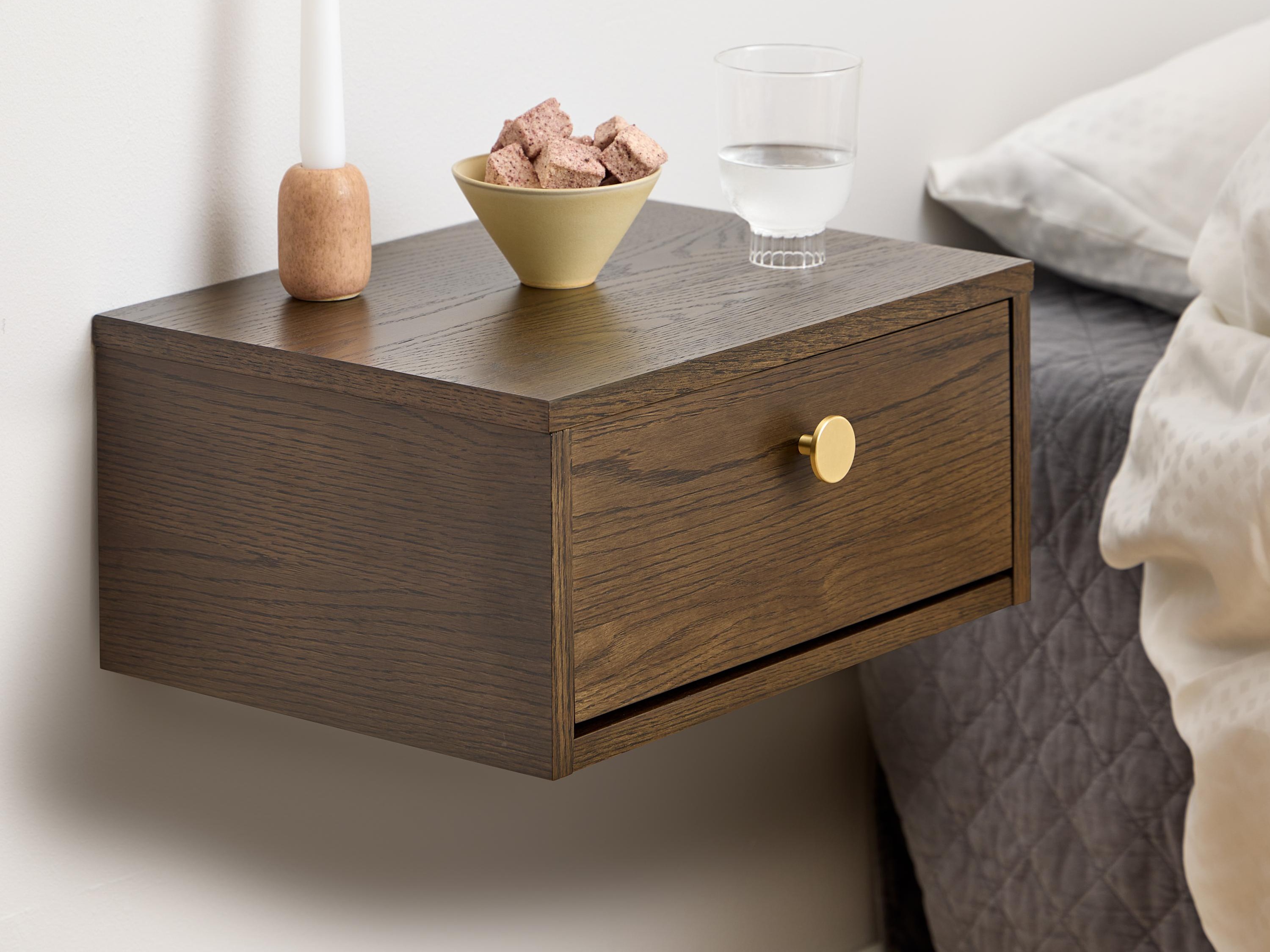 Naktinis staliukas Norsica 984 (Tamsus ąžuolas)