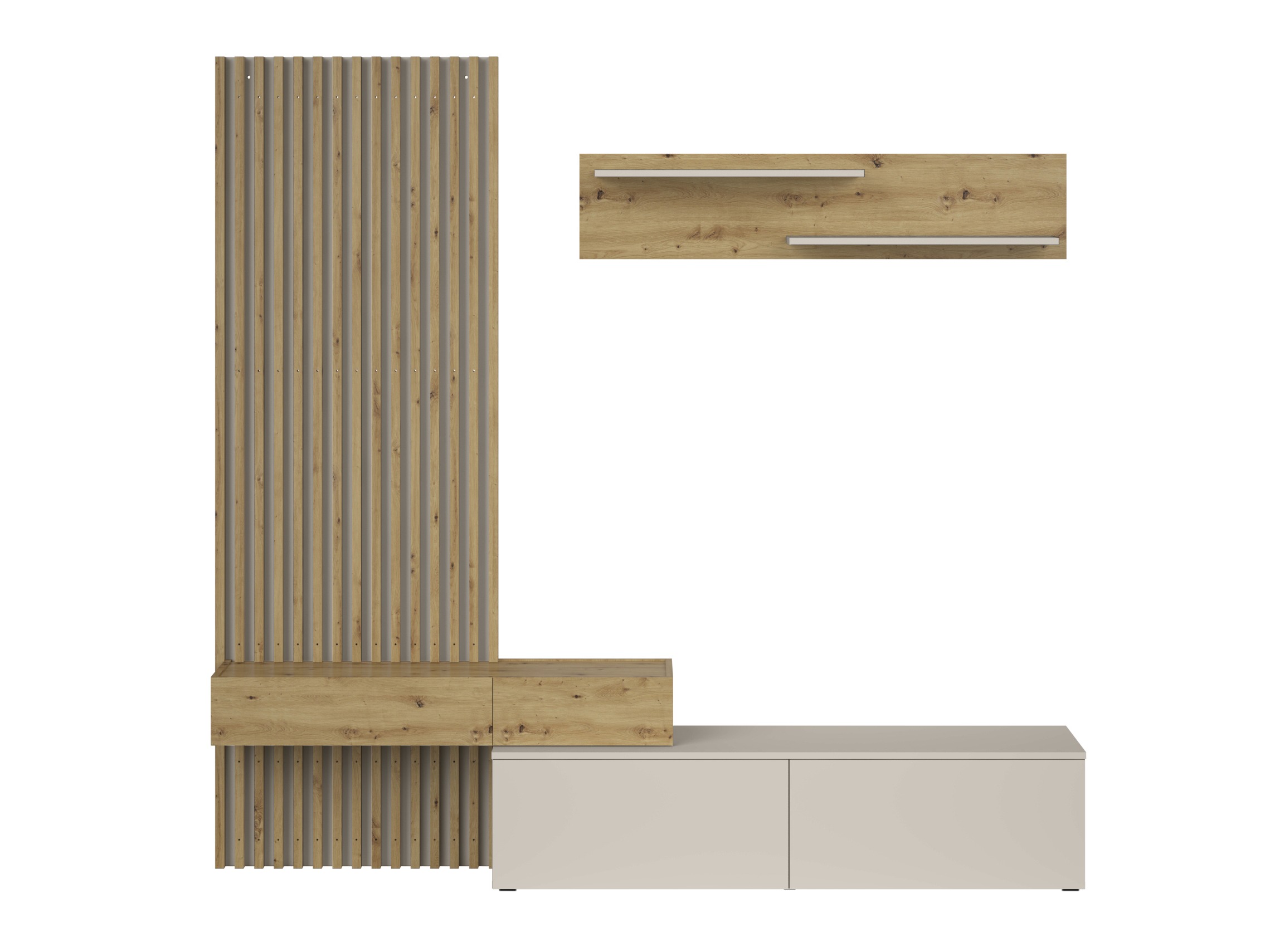 Svetainės komplektas Houston 2086 (Artisan ąžuolas + Kašmyras)