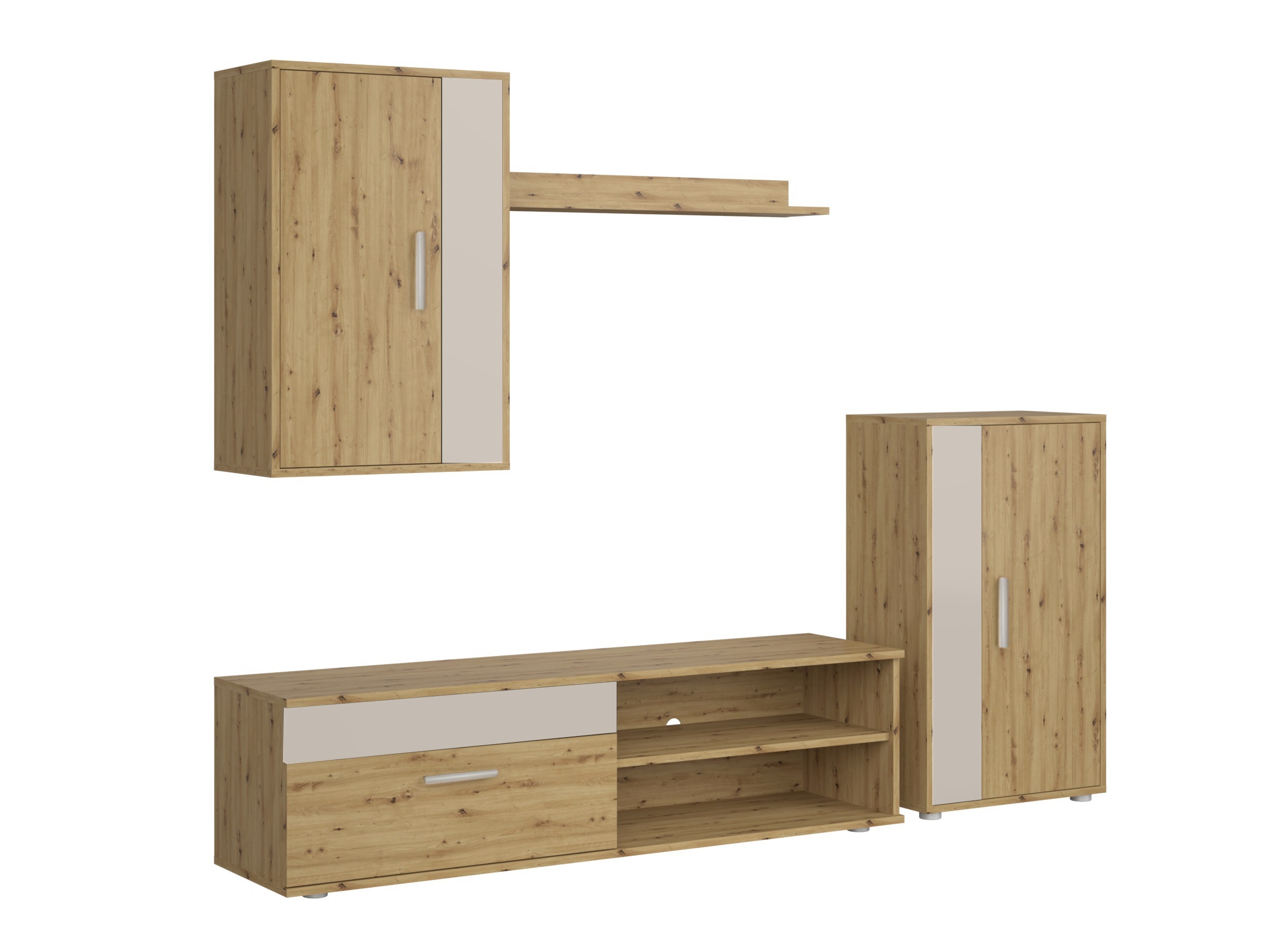 Svetainės komplektas Houston 2087 (Artisan ąžuolas + Kašmyras)