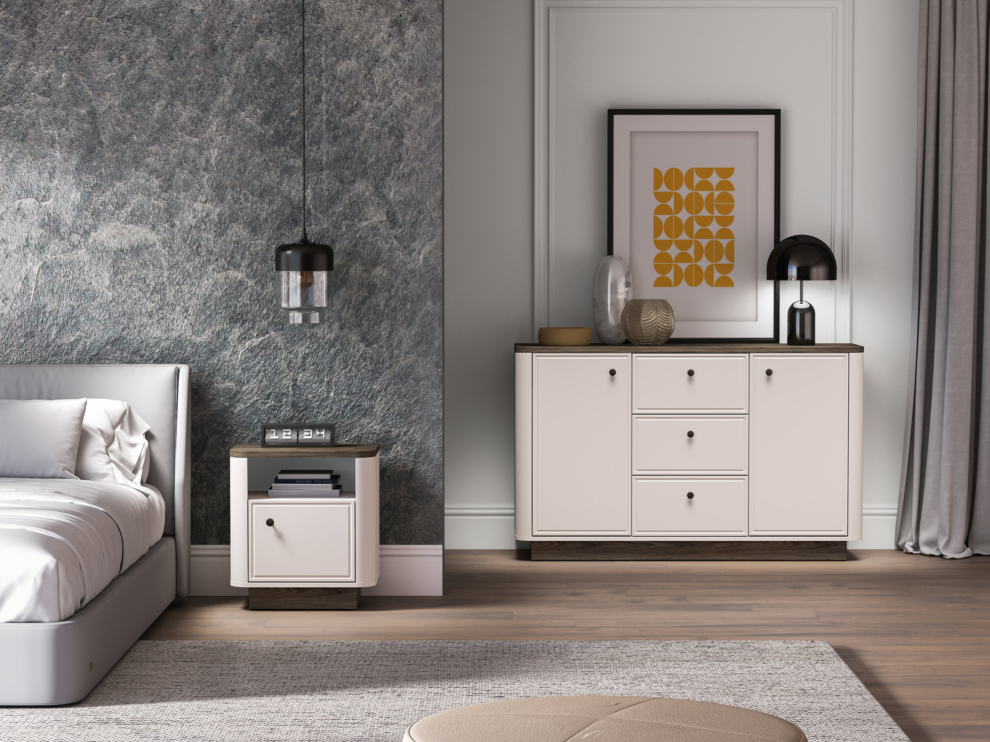 Naktinis staliukas Cavrome 107