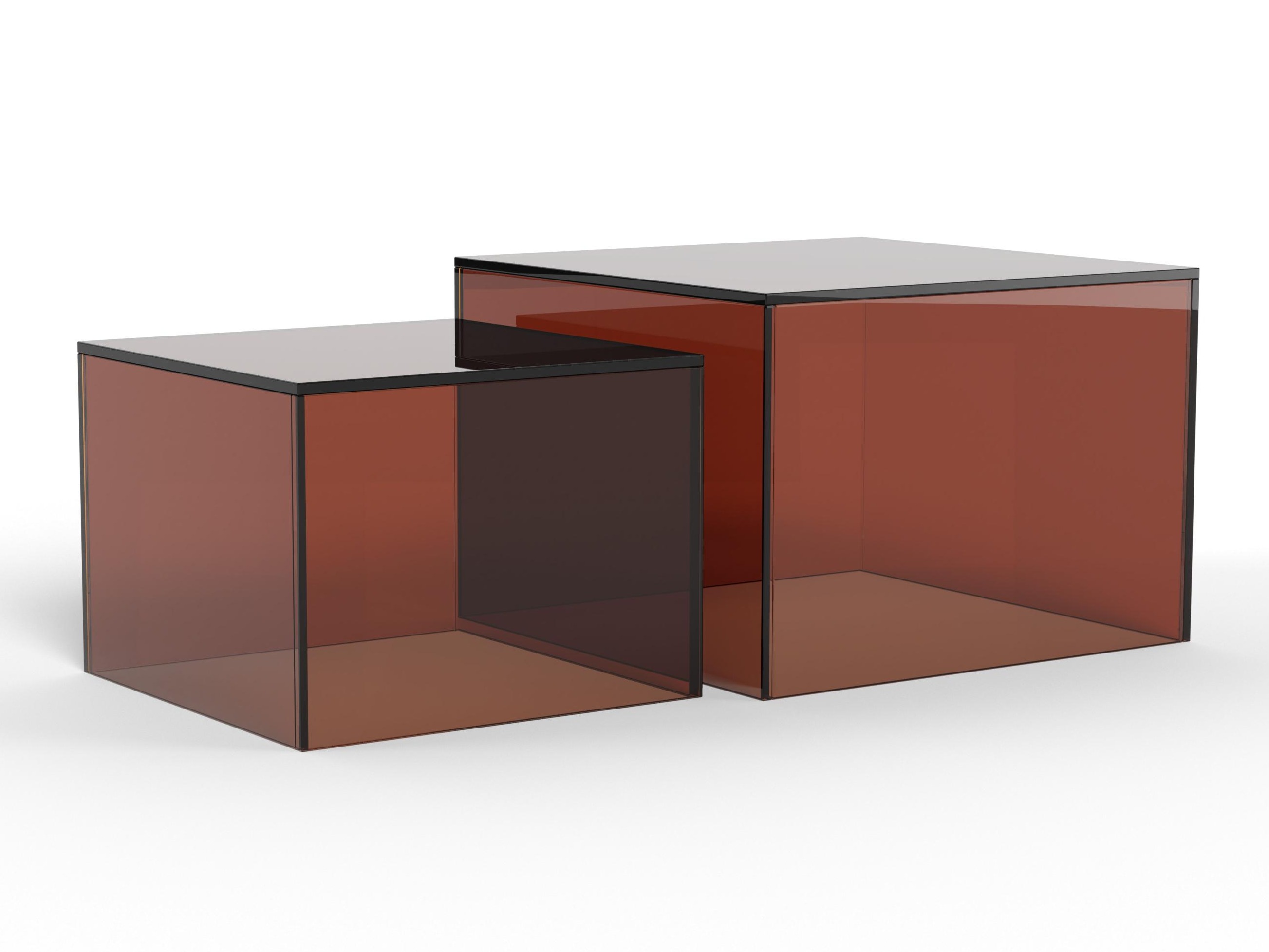 Žurnalinių staliukų komplektas Norsica 1007 (Ruda)