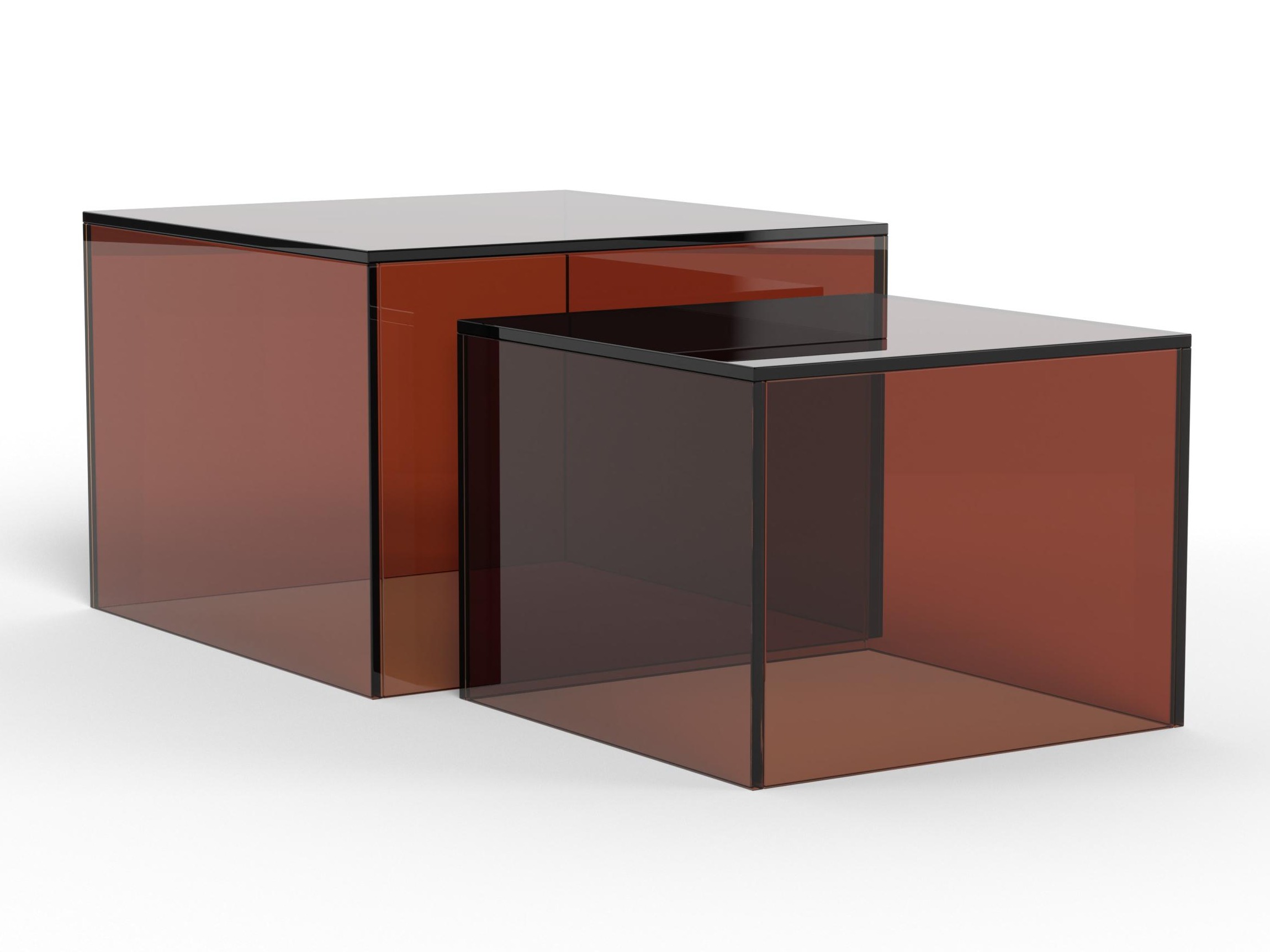 Žurnalinių staliukų komplektas Norsica 1007 (Ruda)