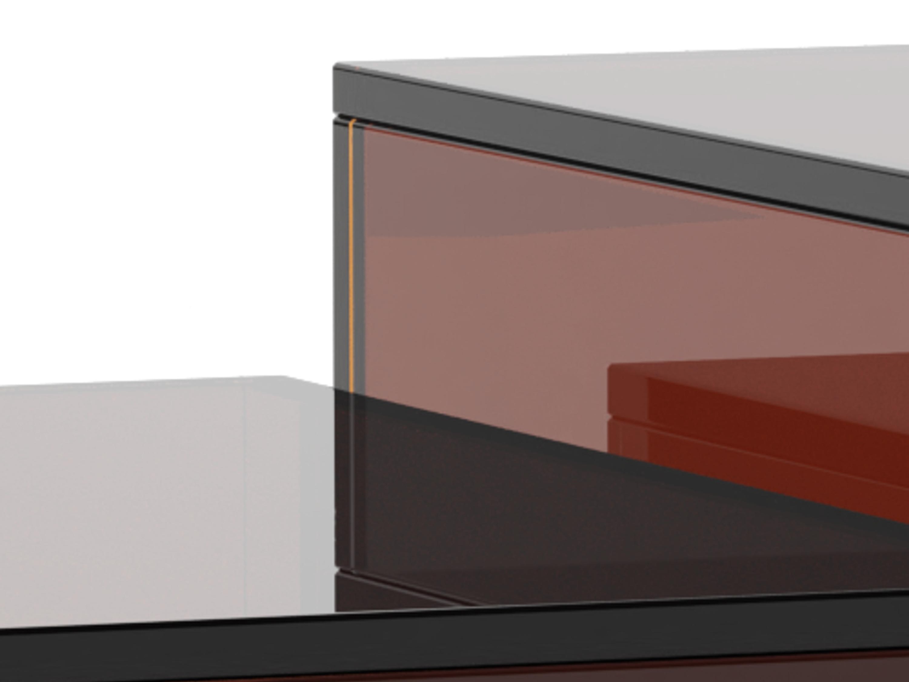 Žurnalinių staliukų komplektas Norsica 1007 (Ruda)