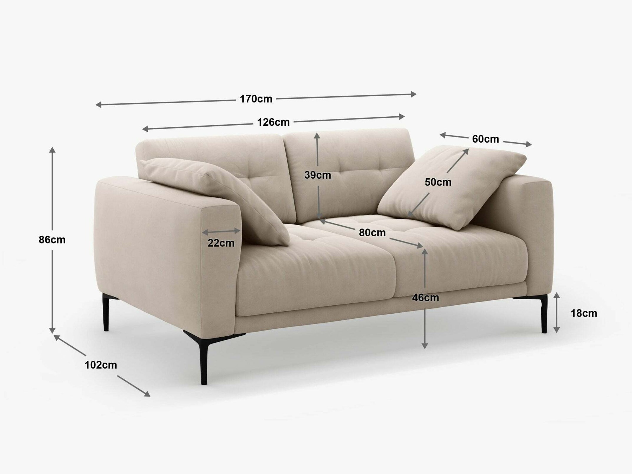 Sofa Sermoro 100 (Salvador 11)