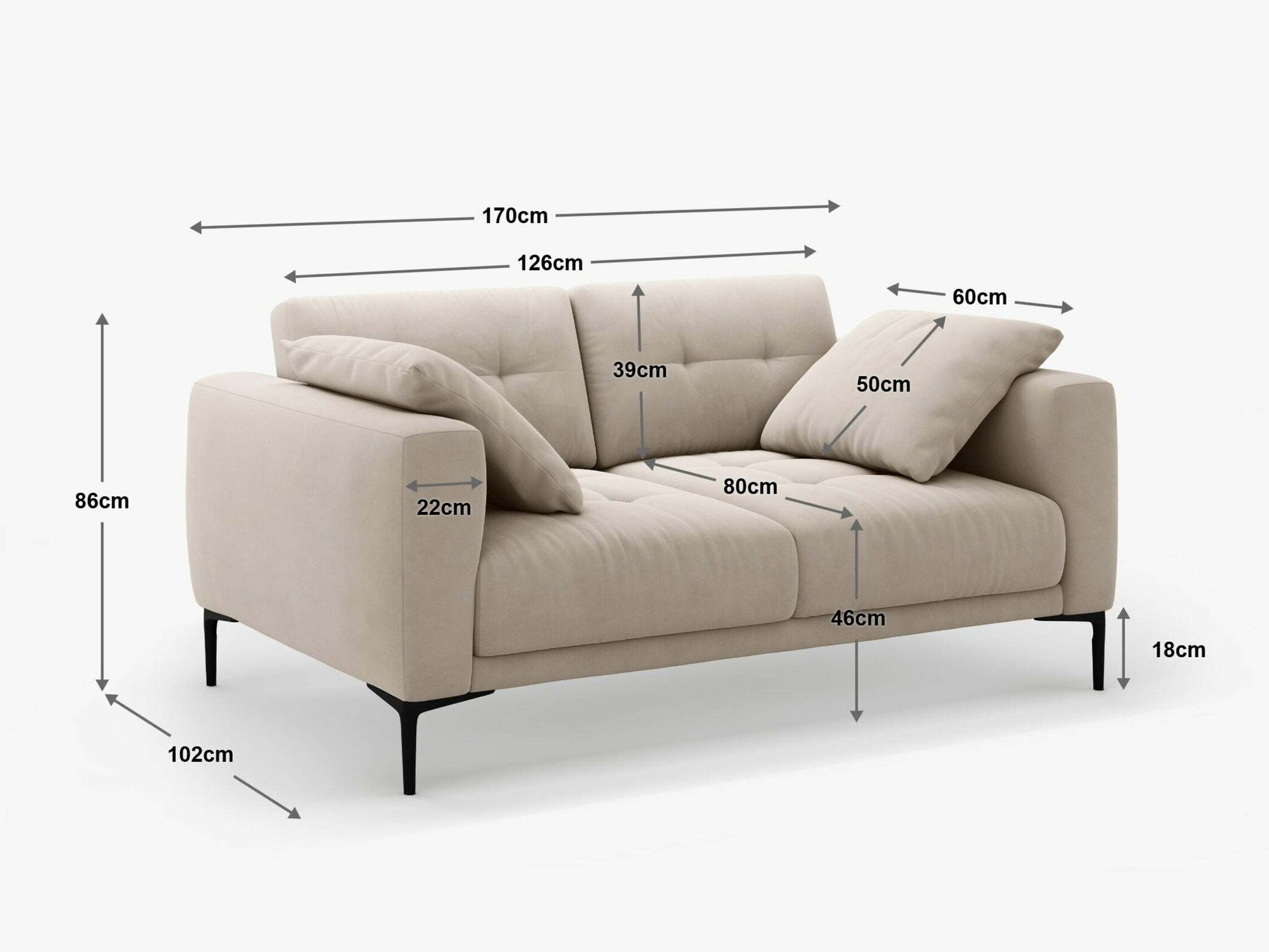 Sofa Sermoro 100 (Salvador 14)