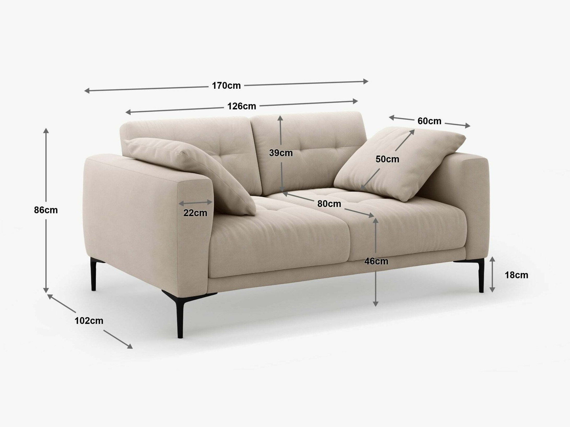 Sofa Sermoro 100 (Salvador 19)