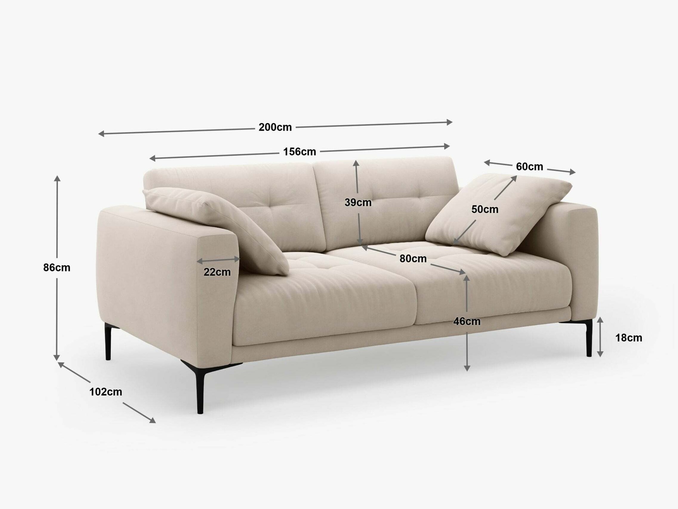 Sofa Sermoro 101 (Sorella 89)