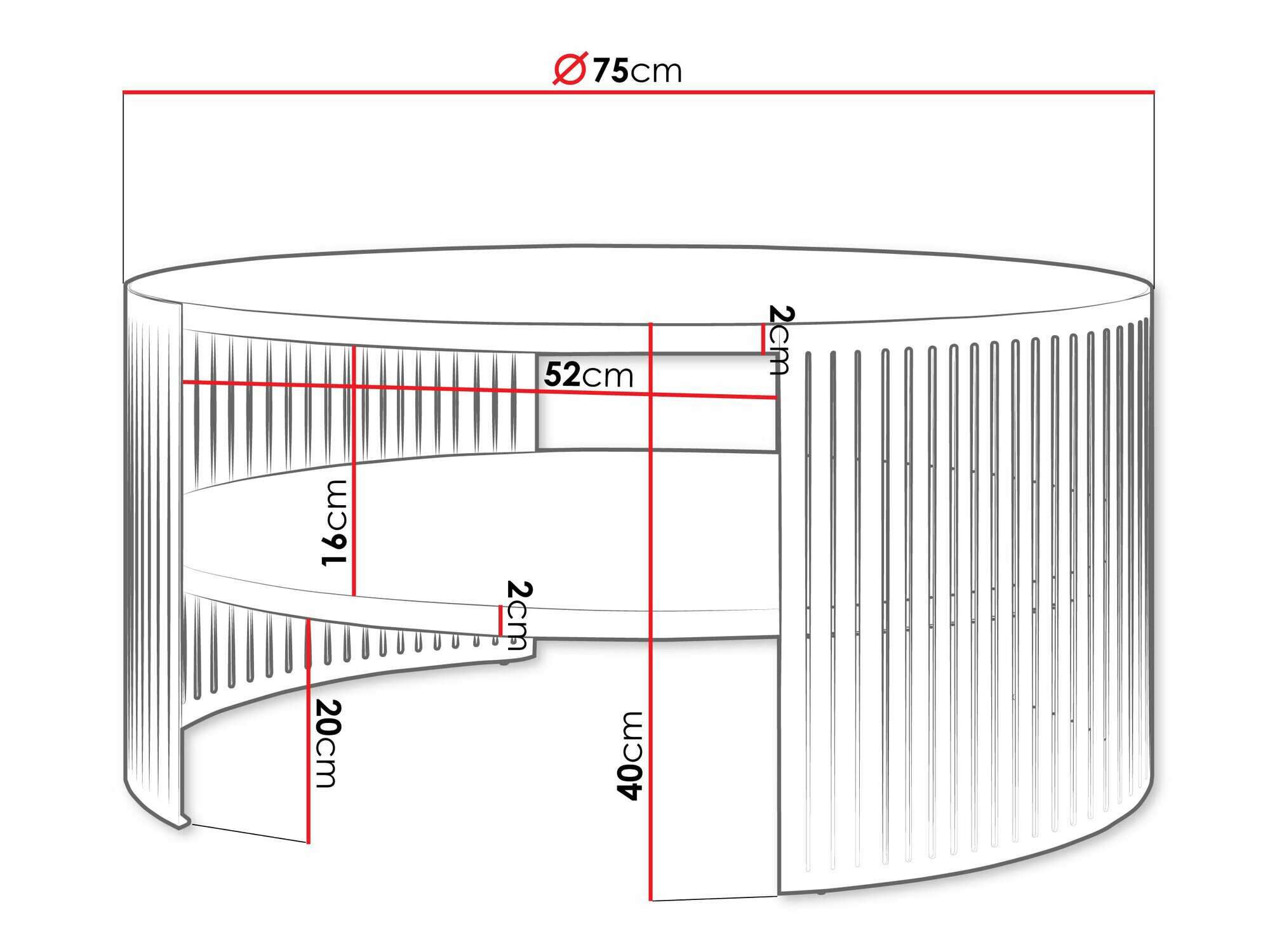 Žurnalinis staliukas ST7945