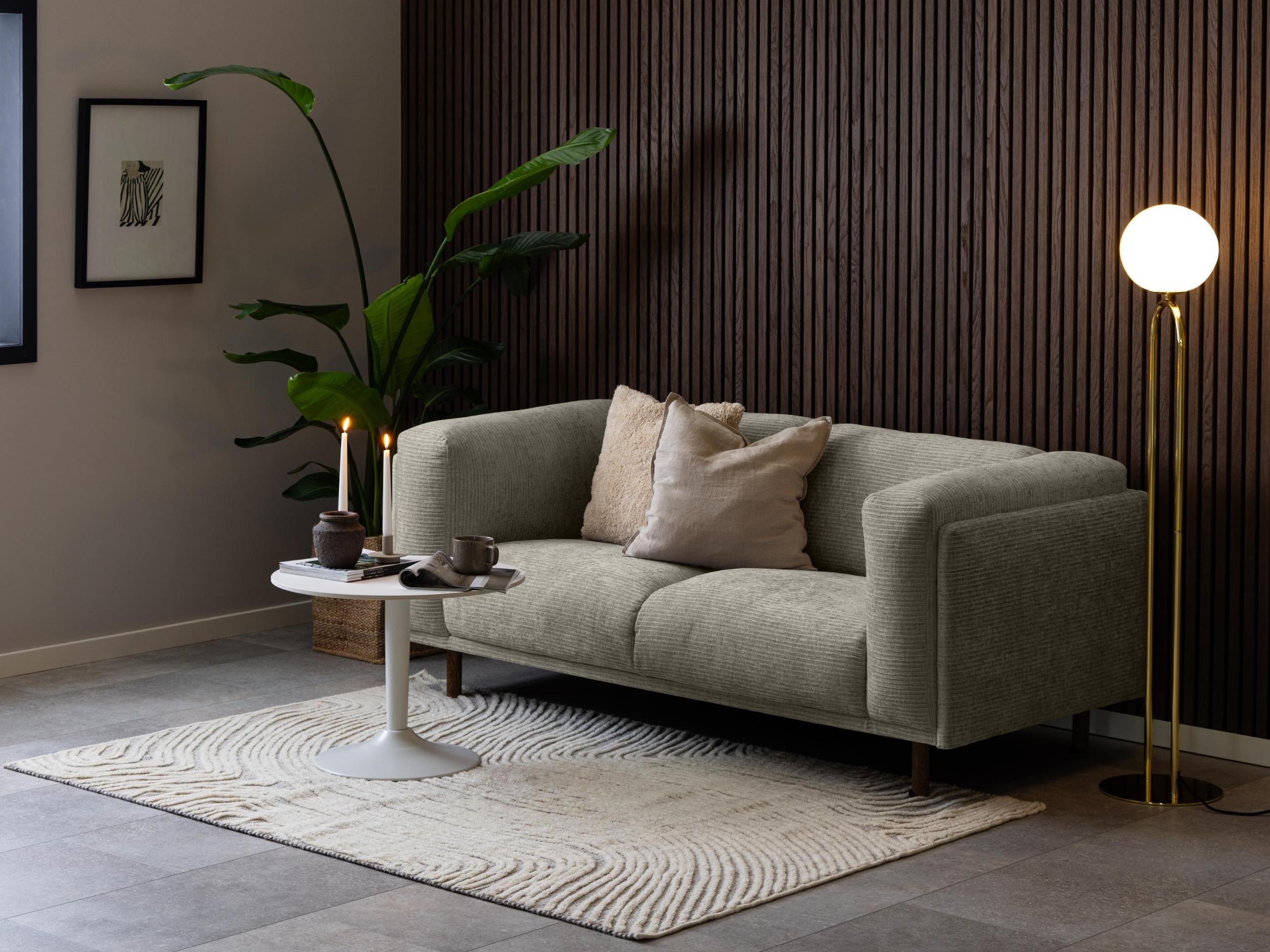 Žurnalinis staliukas Norsica 742 (Baltas marmuras)