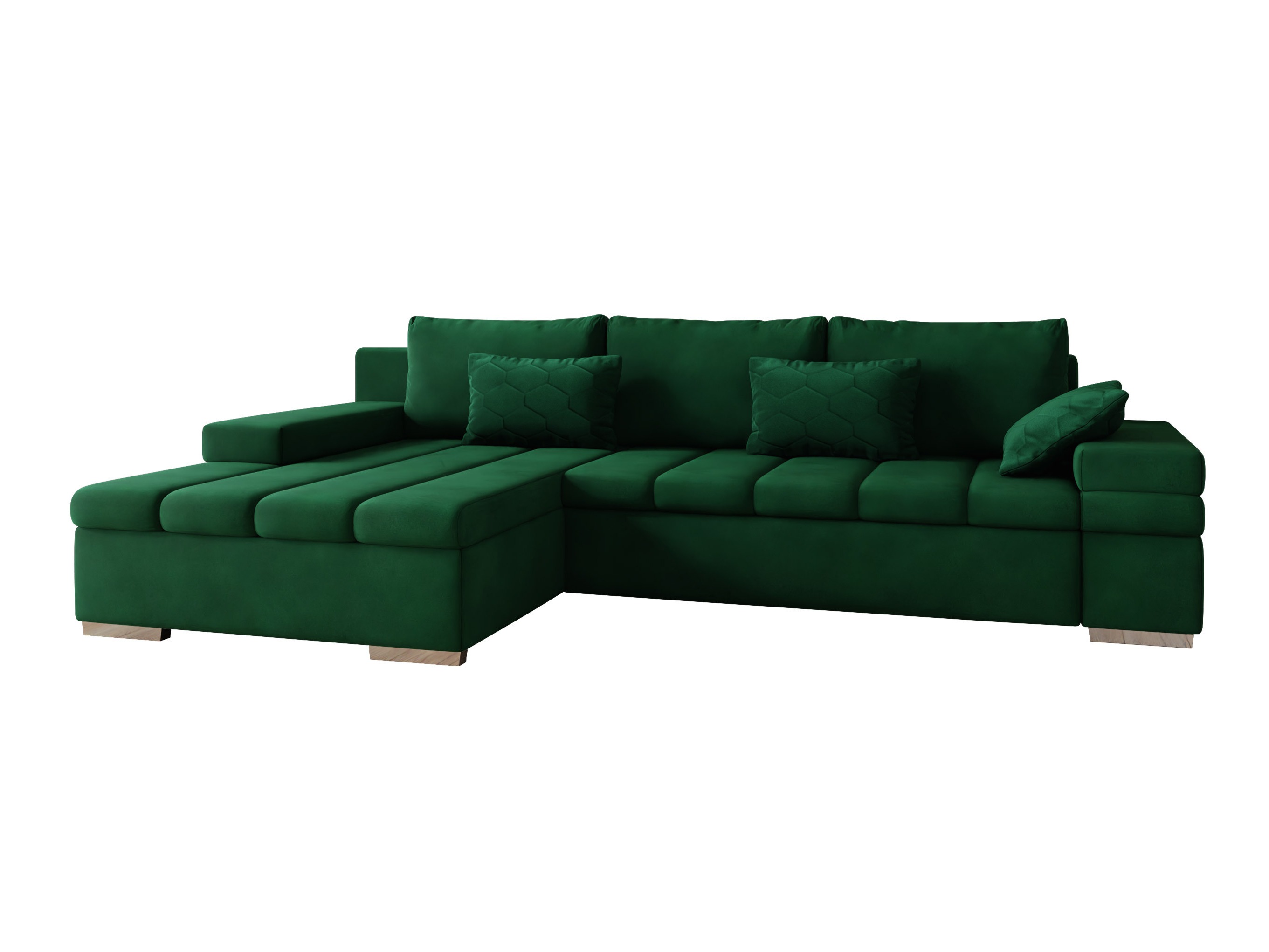 Minkštas kampas Comfivo Olivetum II (Uttario Velvet 2951 + Magic Velvet Pik 2225)