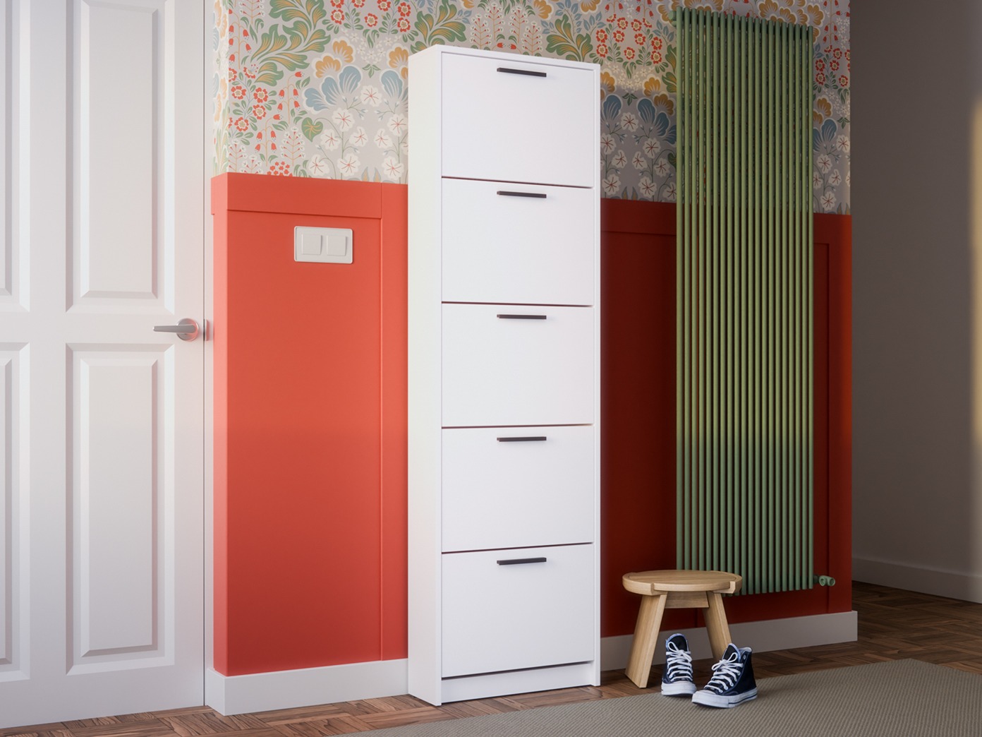 Batų dėžė Ontario 187 (Balta)