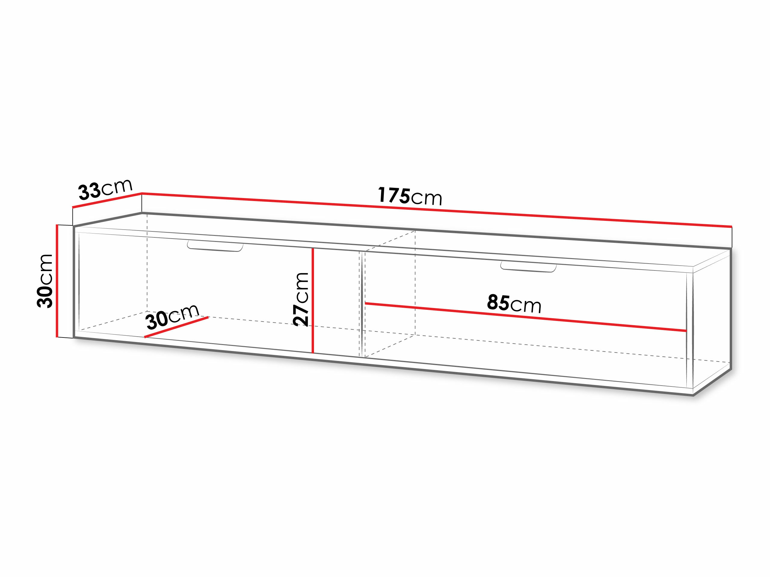 TV staliukas Otix I (Balta)