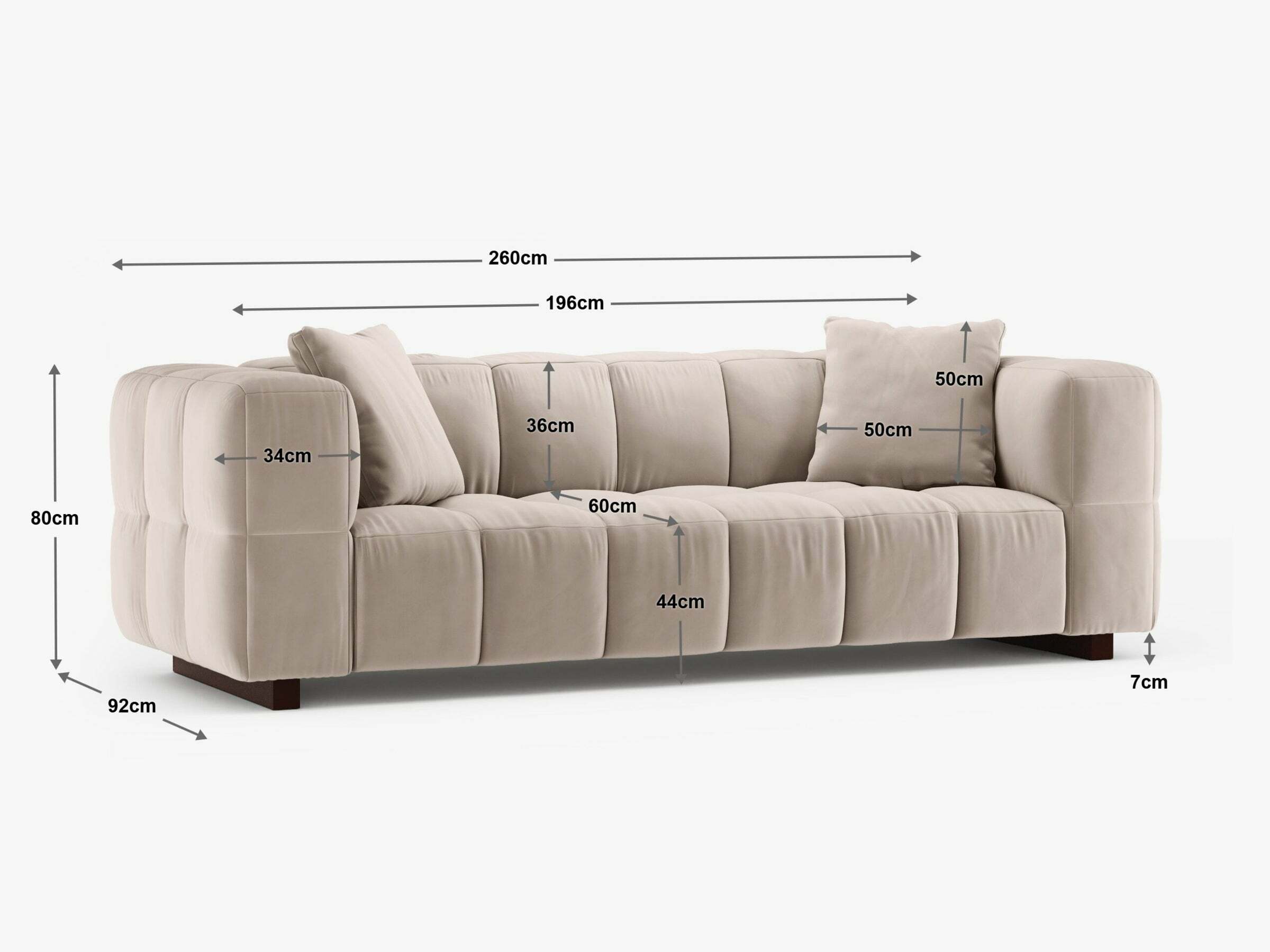 Sofa lova Beckley 206 (Sorella 03)