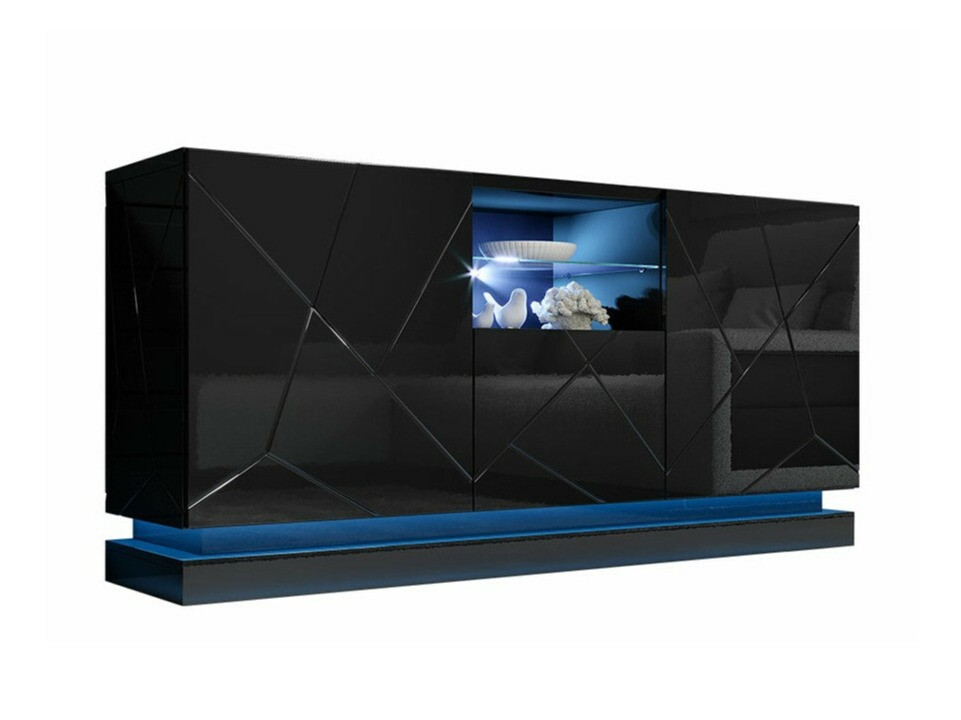 Spintelė Charlotte 186 (Juoda + Blizgi juoda)