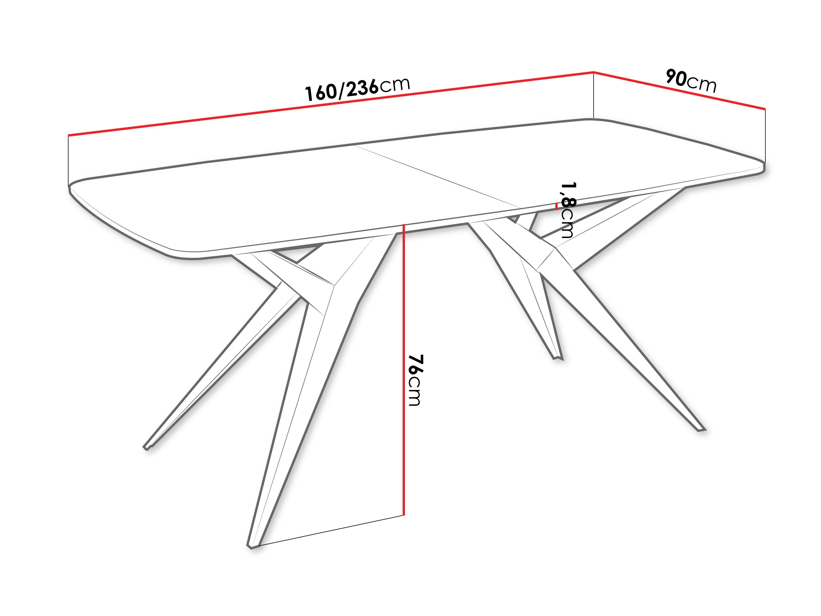 Stalas Oswego 152 (Craft auksinis ąžuolas)